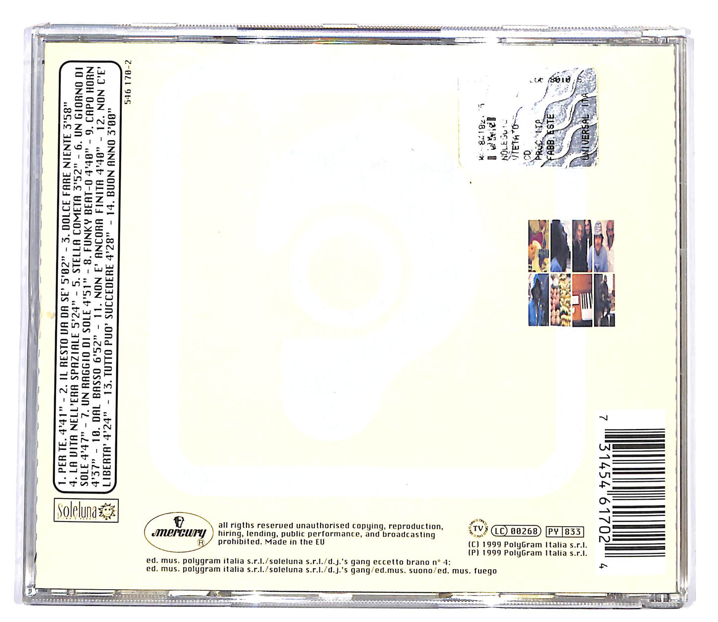 EBOND Jovanotti - Lorenzo 1999 Capo Horn CD CD098217