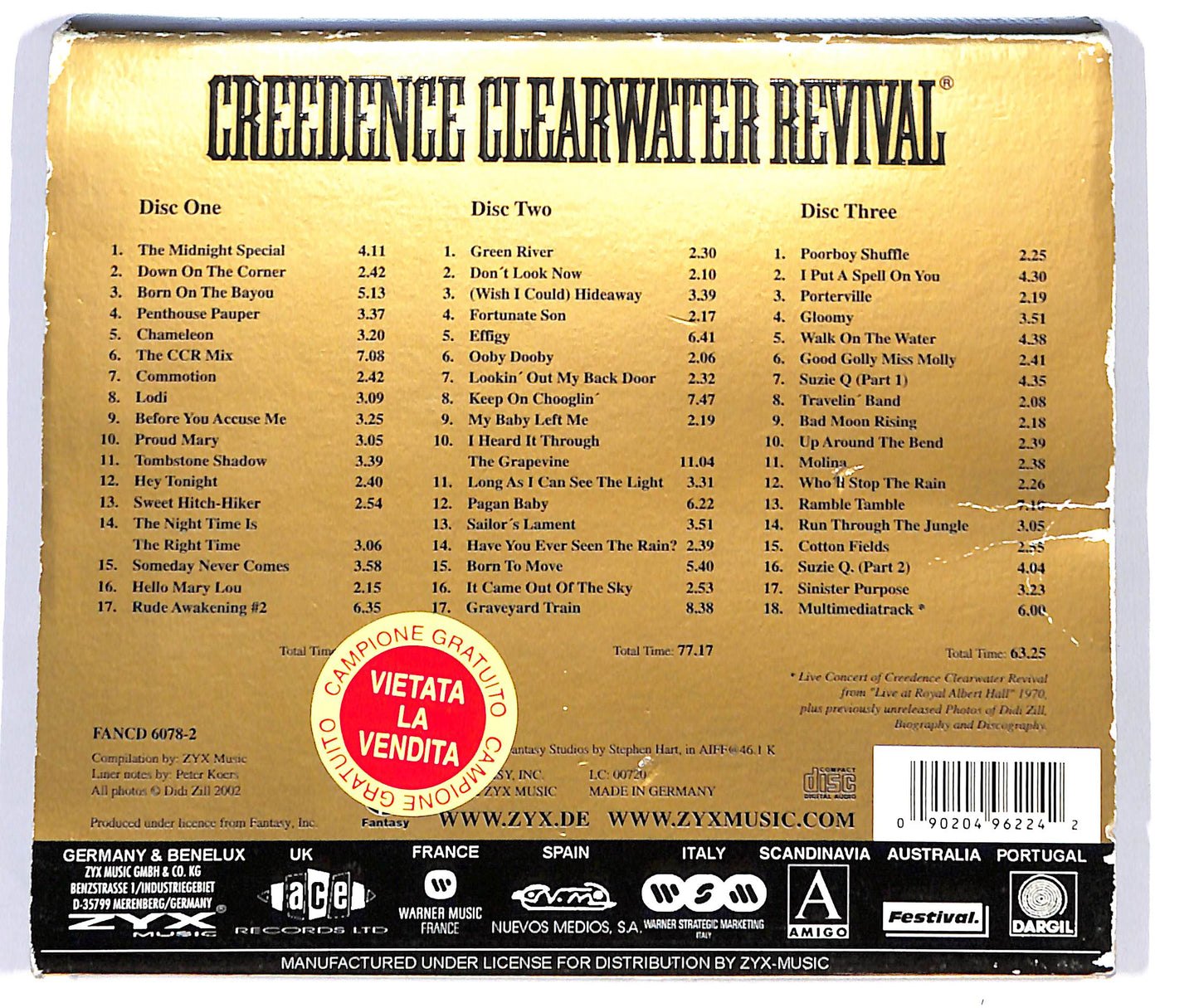 EBOND Creedence Clearwater Revival - 24 Carat CD CD098230