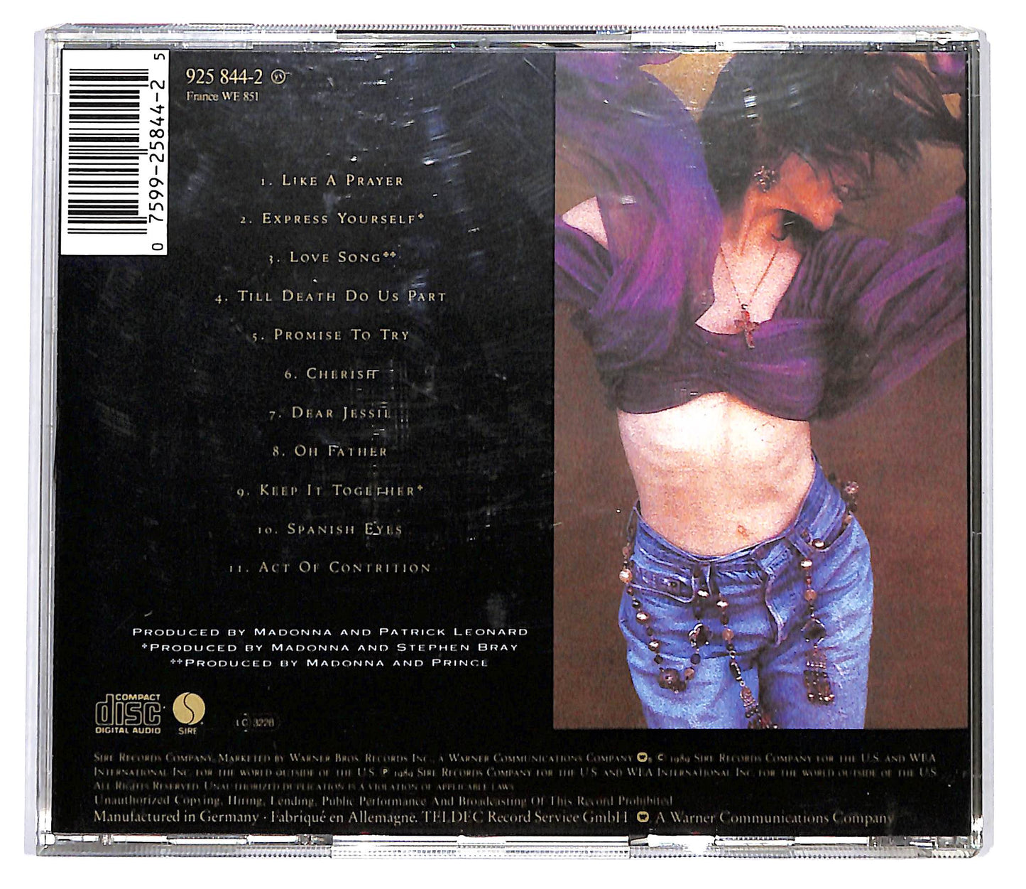 EBOND Madonna - Like A Prayer CD CD098341