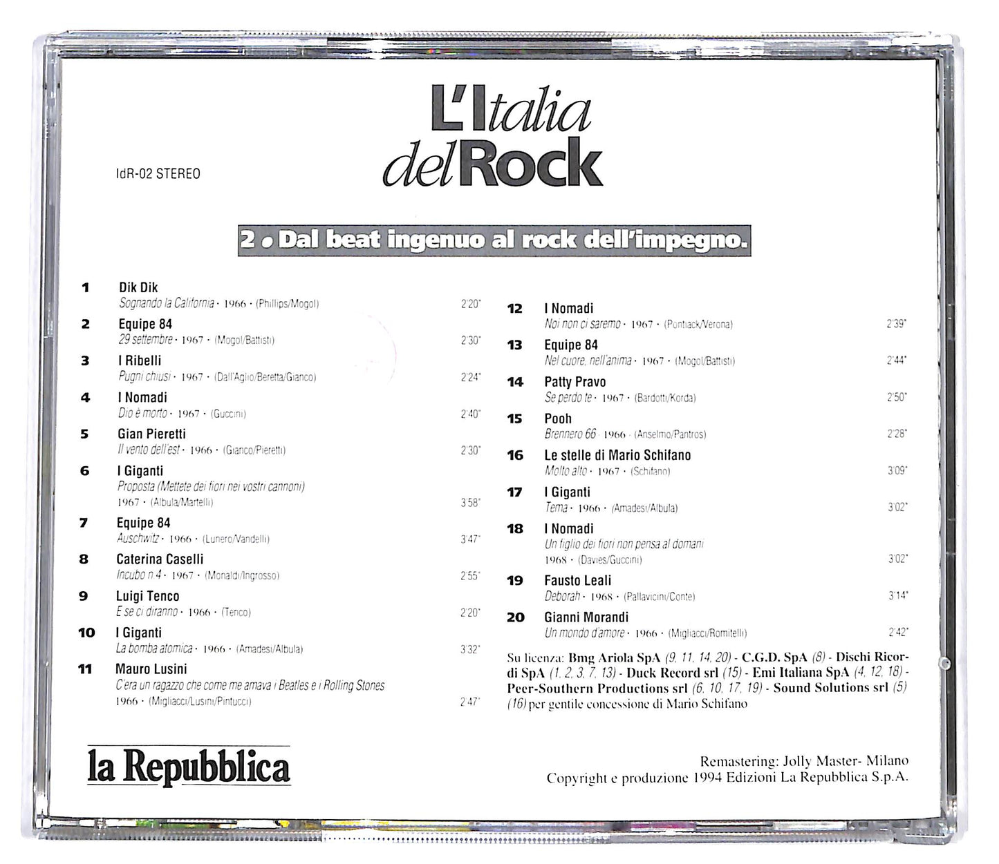 EBOND Various - Dal Beat Ingenuo Al Rock Dell'impegno CD CD098343