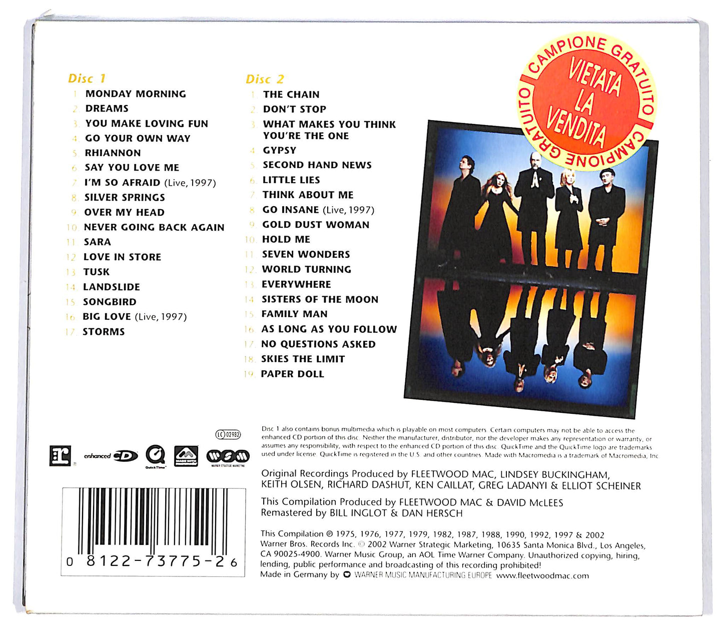 EBOND Fleetwood Mac - The Very Best Of Fleetwood Mac CD CD098345