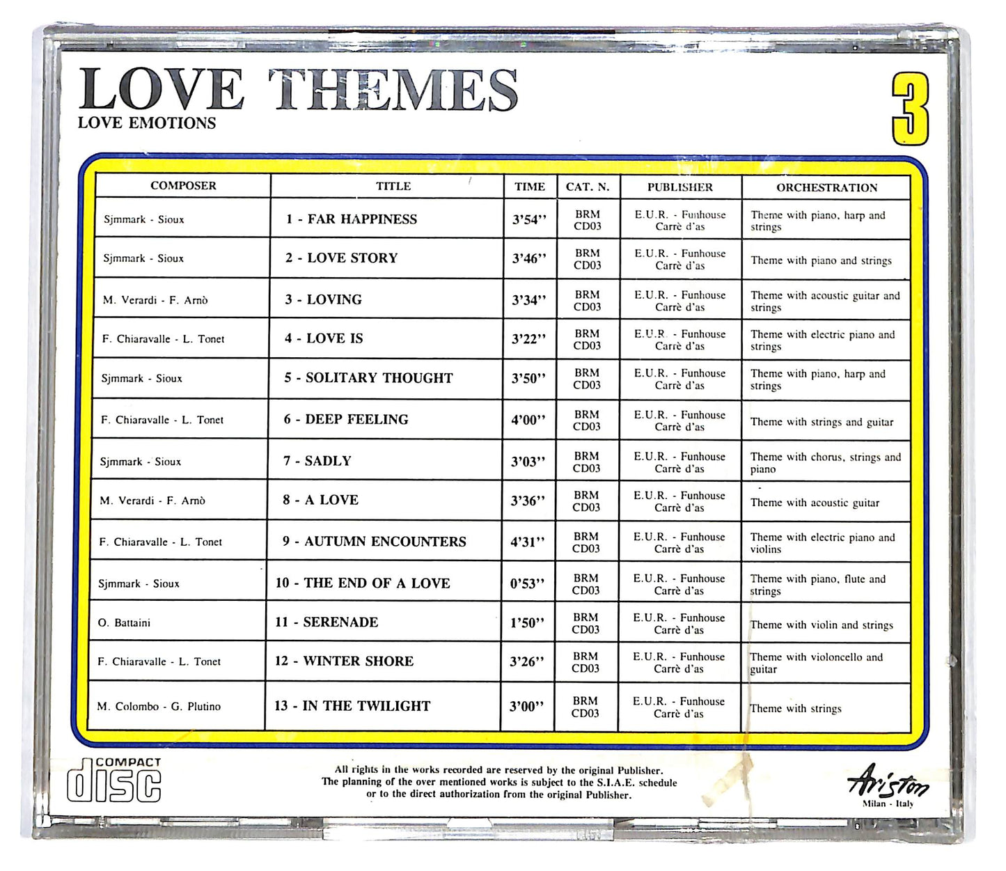 EBOND Various - Love Themes - Love Emotions CD CD098360