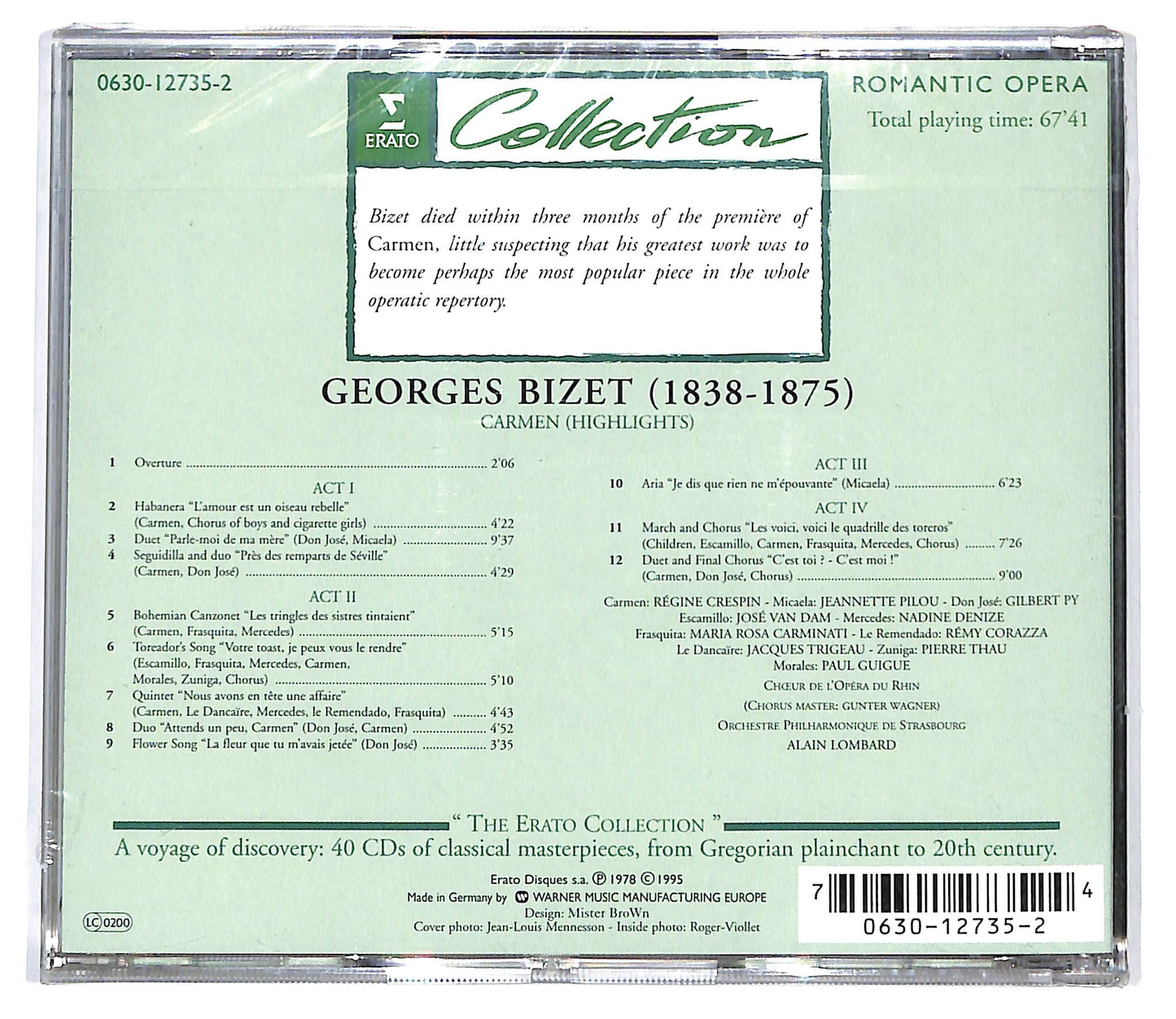 EBOND Bizet - Carmen (Highlights) CD CD098361