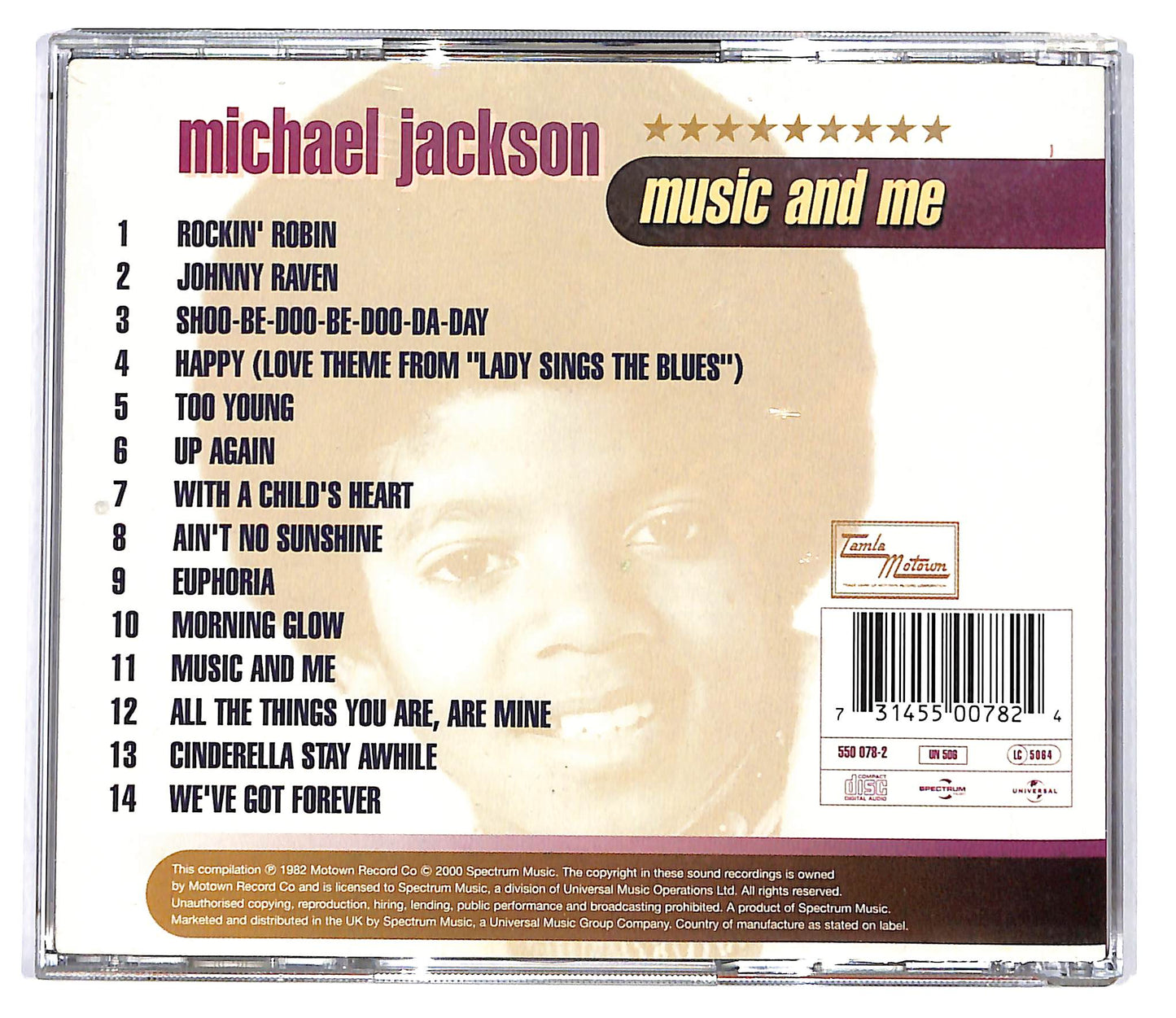 EBOND Michael Jackson - Music And Me CD CD098366
