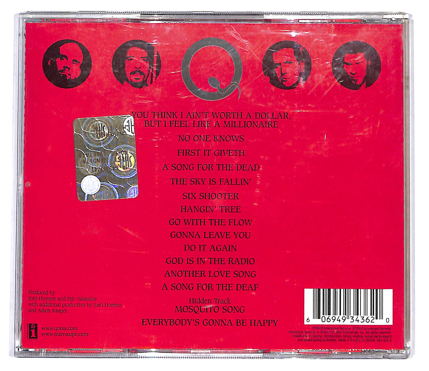 EBOND Queens Of The Stone Age - Songs For The Deaf CD CD098454