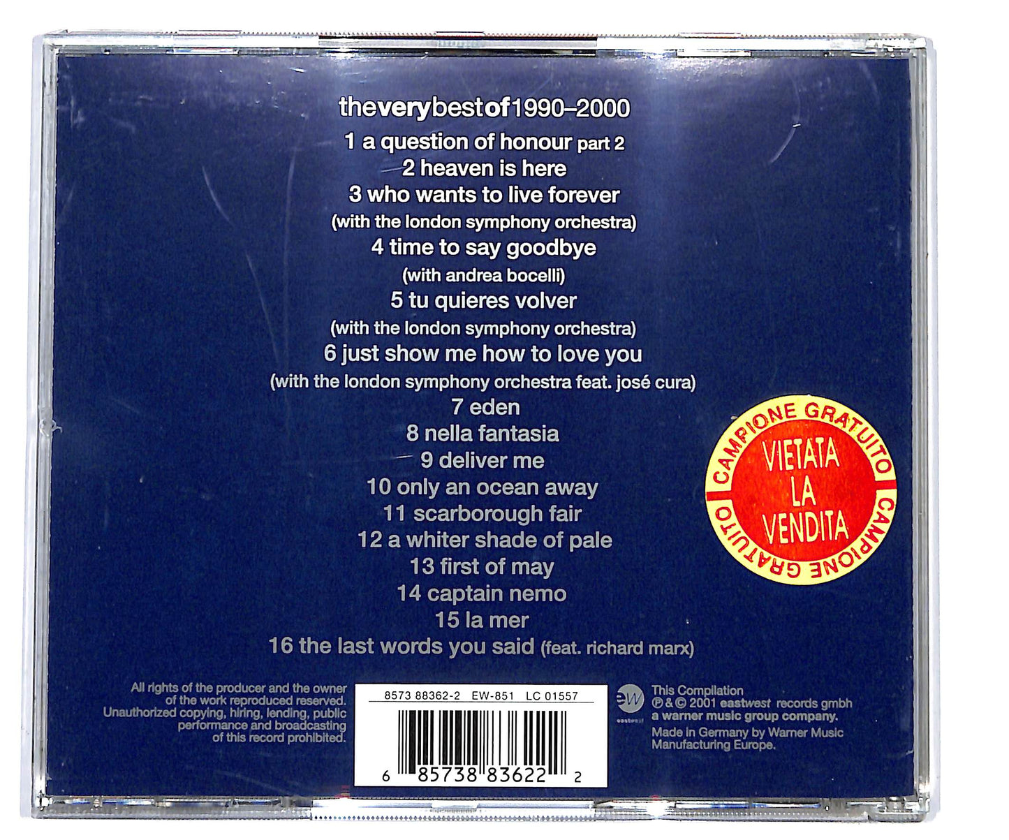 EBOND Sarah Brightman - The Very Best Of 1990-2000 CD CD098530