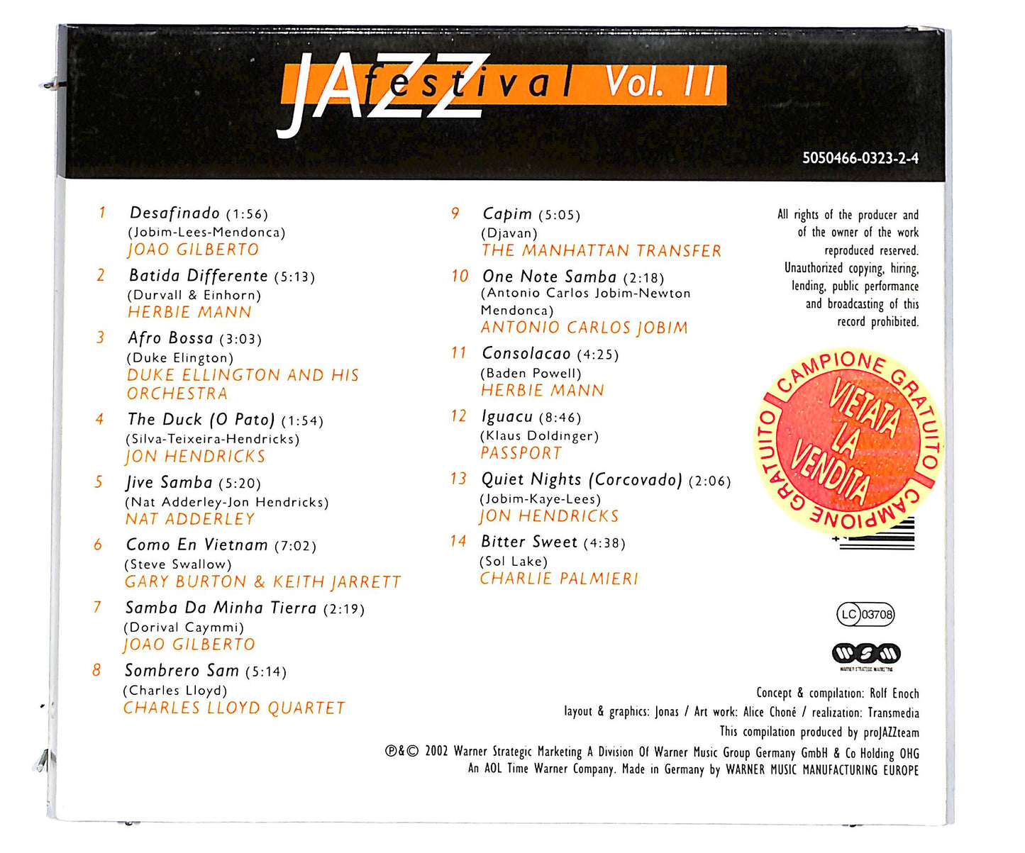 EBOND Various - Jazz Festival Vol. 11 - latin grooveCD CD098534