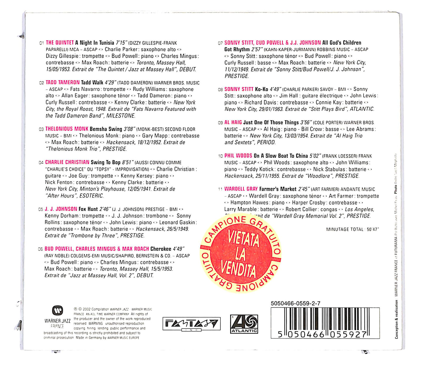 EBOND Various - What's Jazz? Bebop CD CD098622