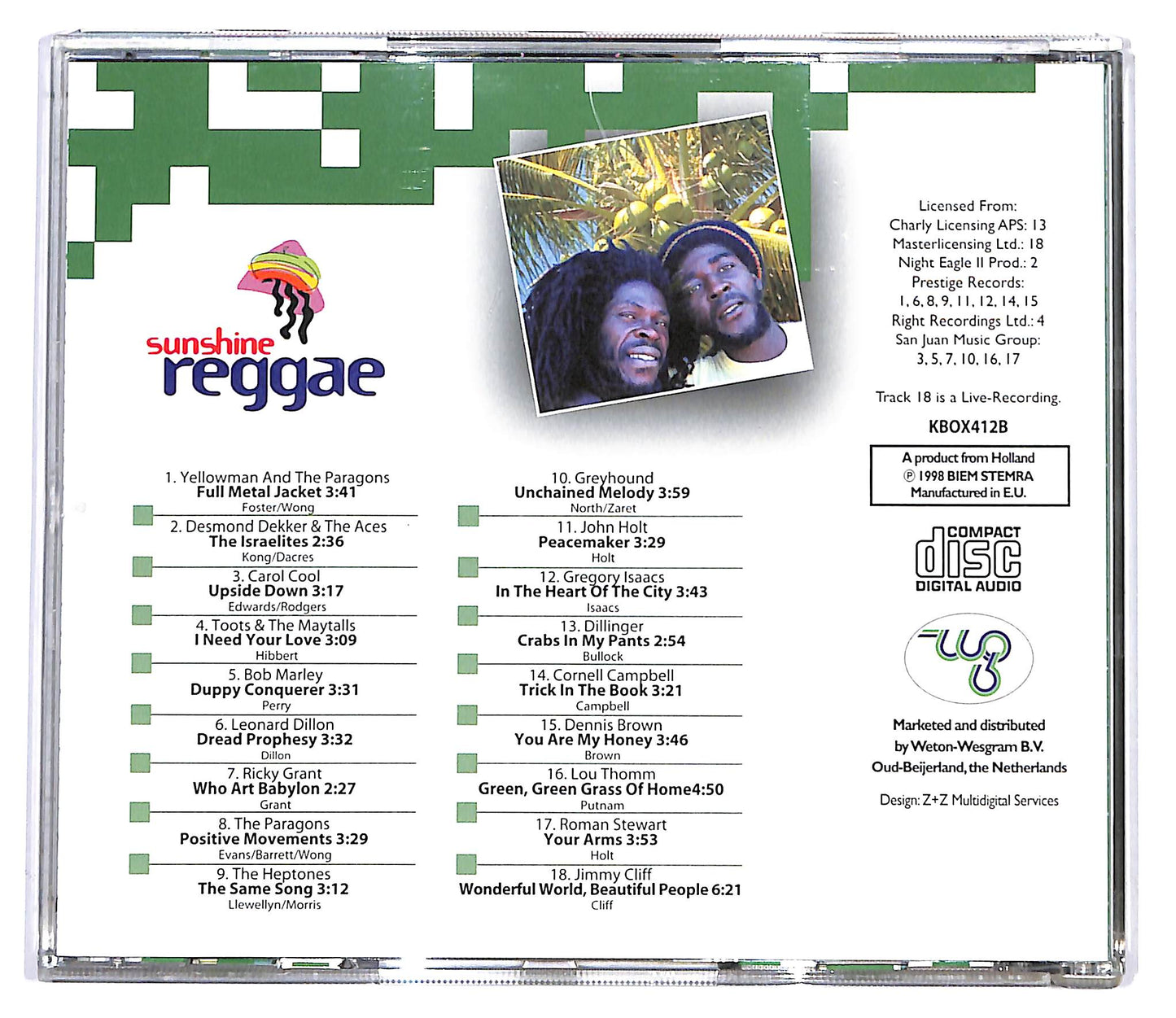 EBOND Various - Sunshine Reggae Vol 2 CD CD098630