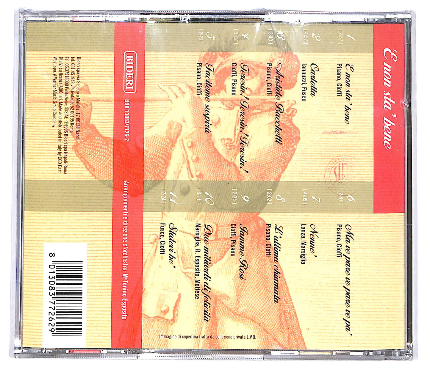 EBOND Vittorio Marsiglia - Enon sta' bene - Il canzoniere Napoletao CD CD098716