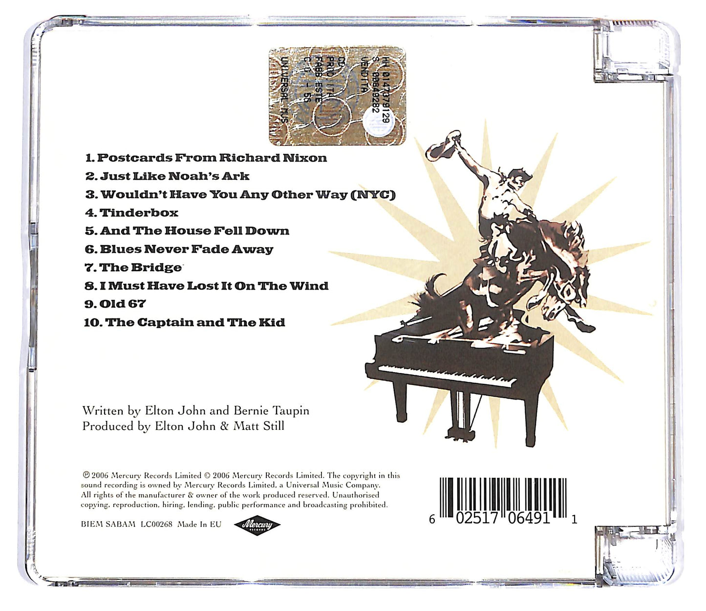 EBOND Elton John - The Captain & The KidSJB CD CD098823