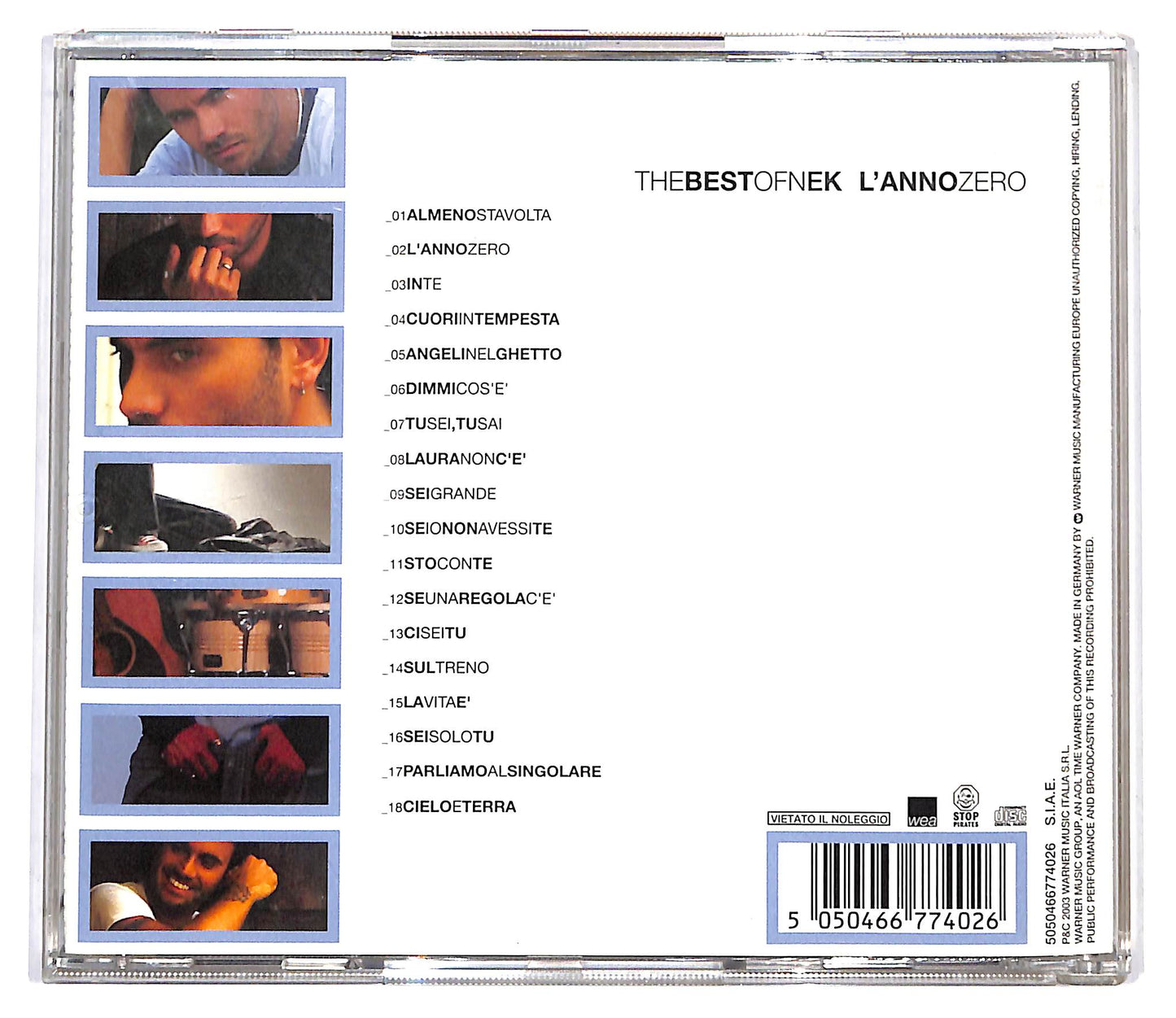 EBOND Nek - The Best Of Nek: L'anno Zero CD CD098912