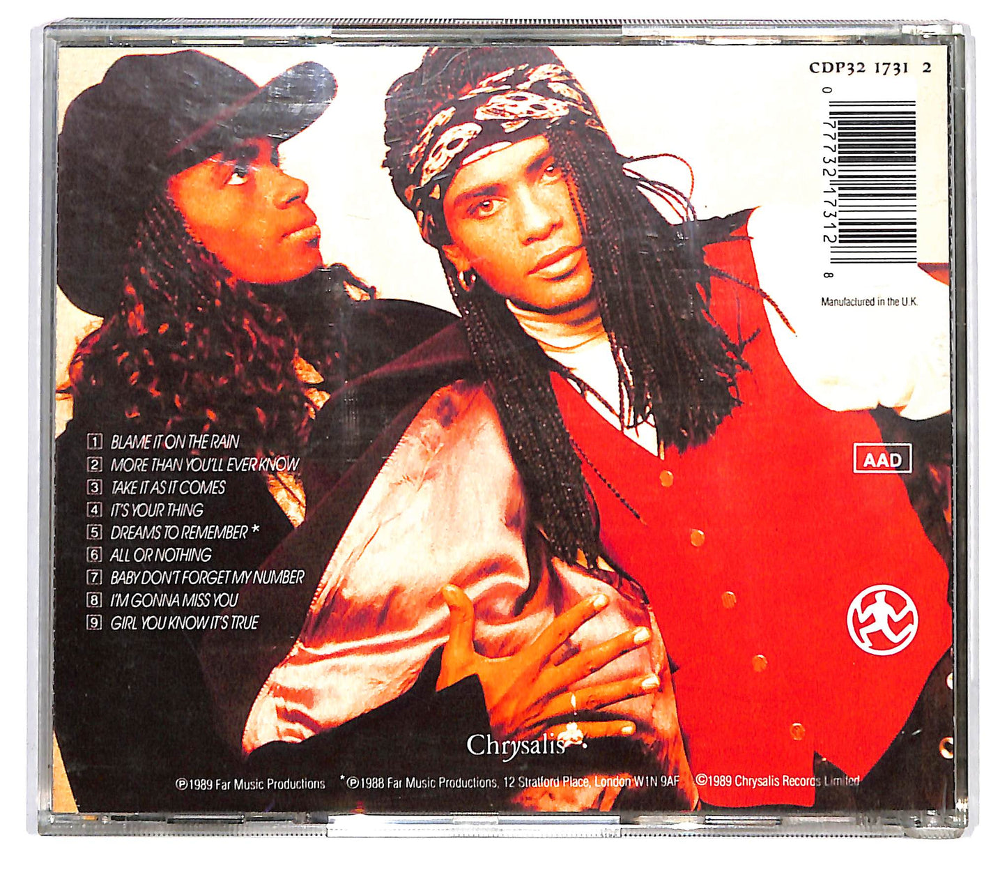 EBOND Milli Vanilli - All Or Nothing - The U.S. Remix Album CD CD099027