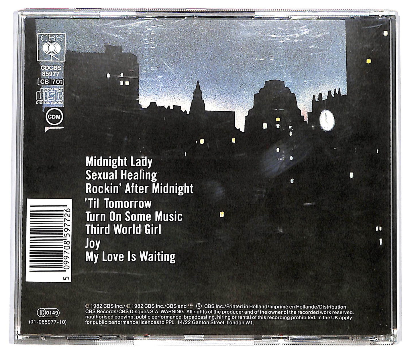 EBOND Marvin Gaye - Midnight Love CD CD099039