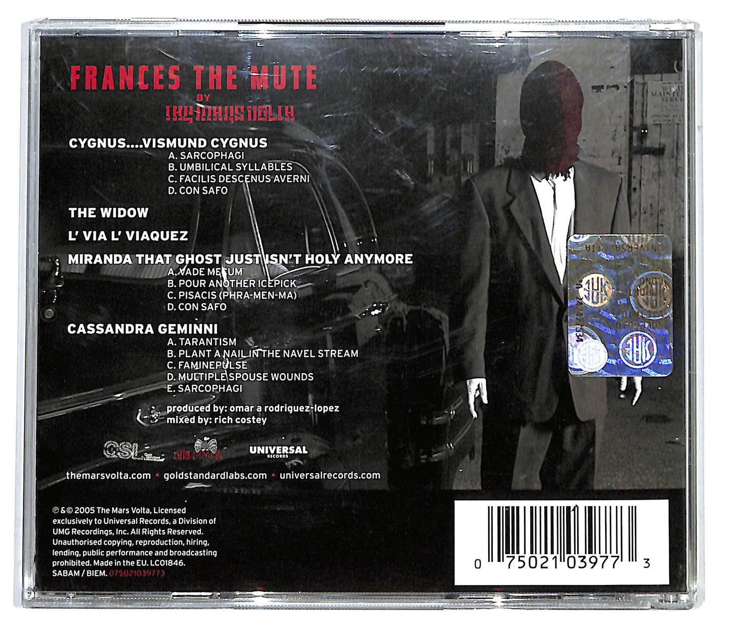 EBOND The Mars Volta - Frances The Mute CD CD100012