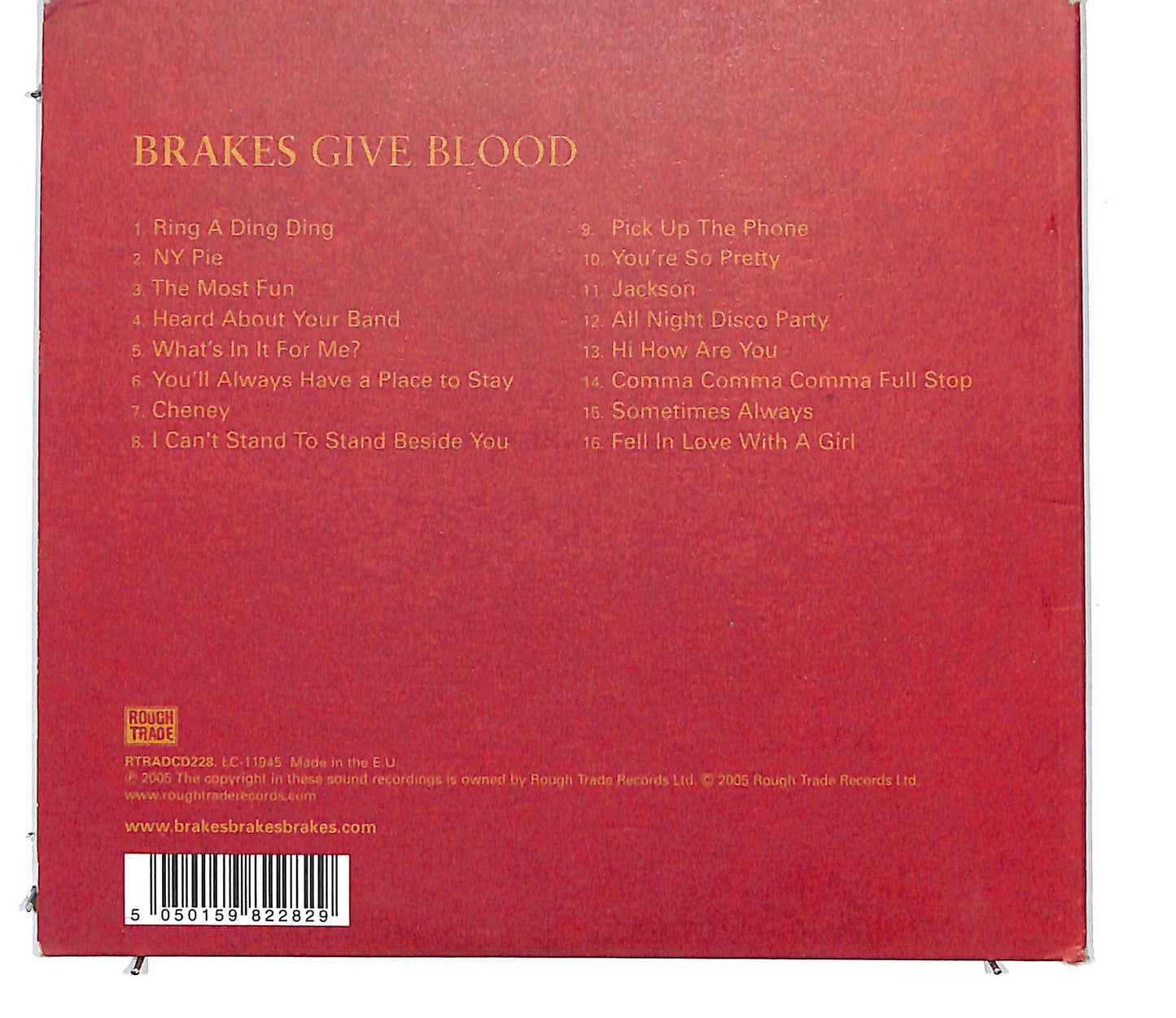 EBOND Brakes - Give Blood CD CD100102