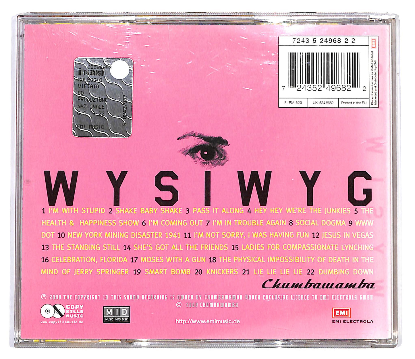 EBOND Chumbawamba - WYSIWYG CD CD100149