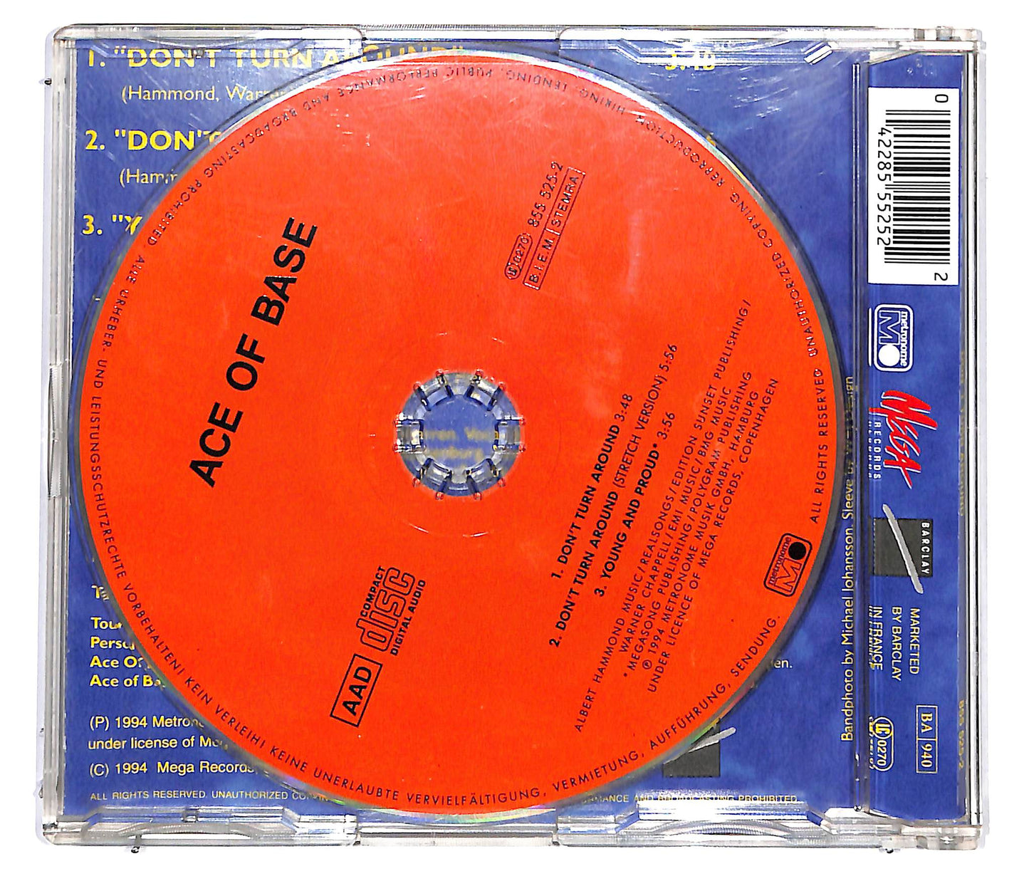 EBOND Ace Of Base - Don't Turn Around CD CD100154