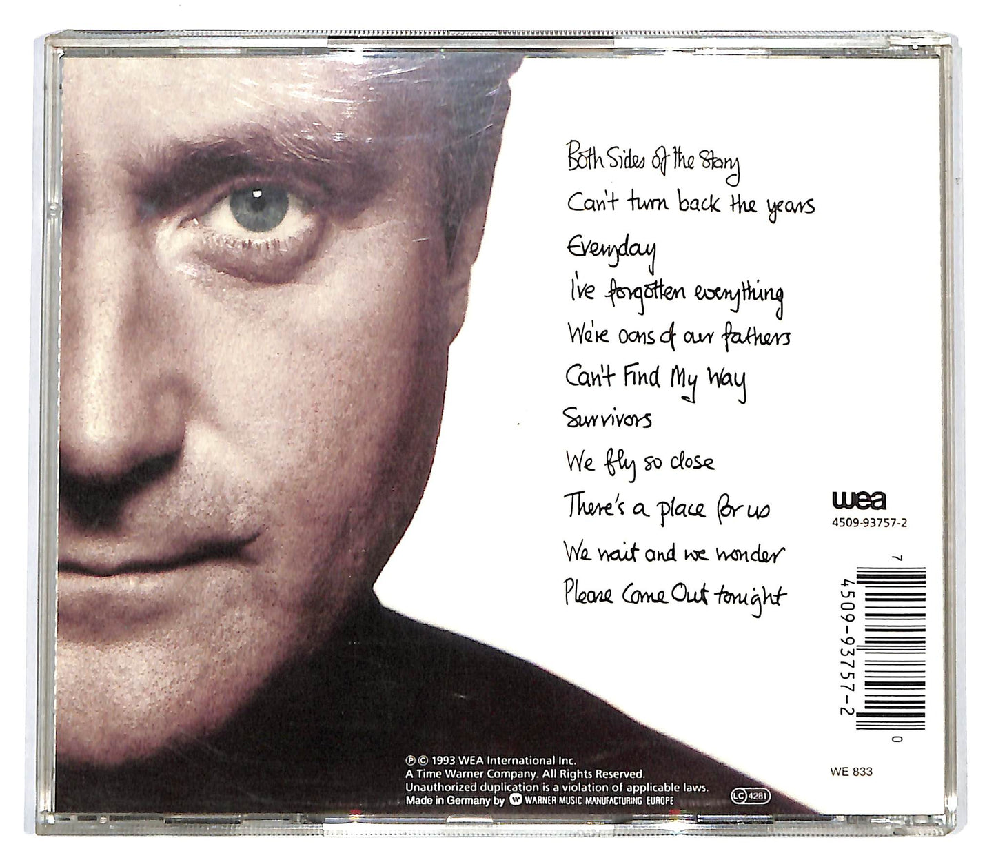 EBOND Phil Collins - Both Sides CD CD100211