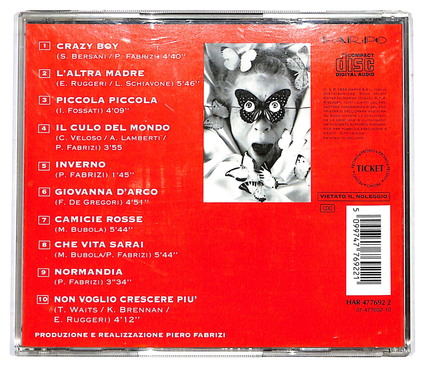 EBOND Fiorella Mannoia - Gente Comune CD CD100241