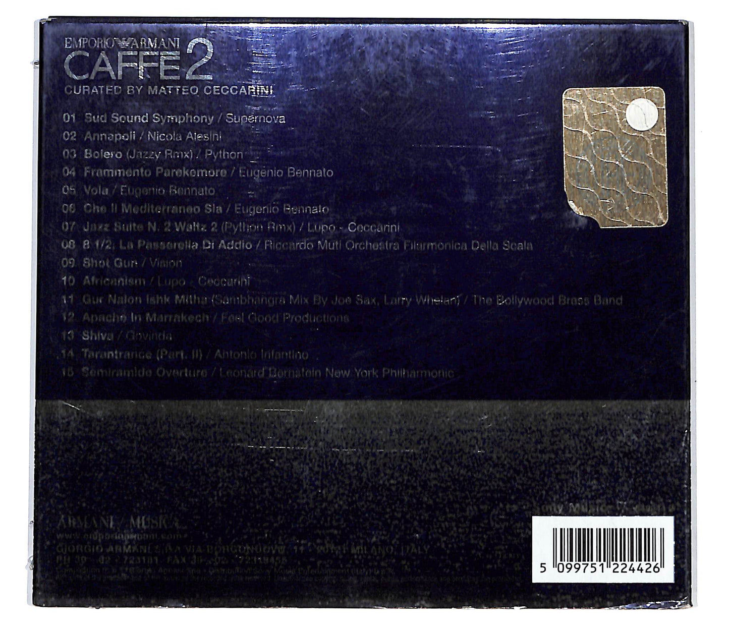 EBOND Various - Emporio Armani Caffe 2 CD CD100263