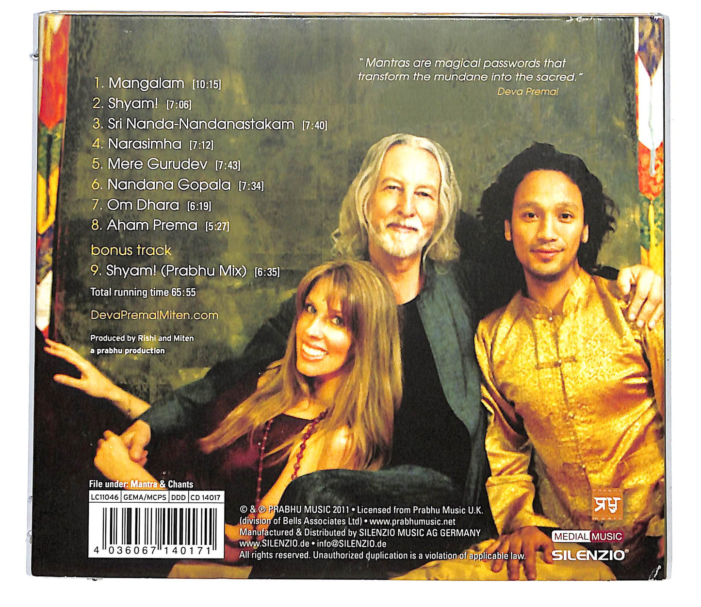 EBOND Deva Premal - Password CD CD100304