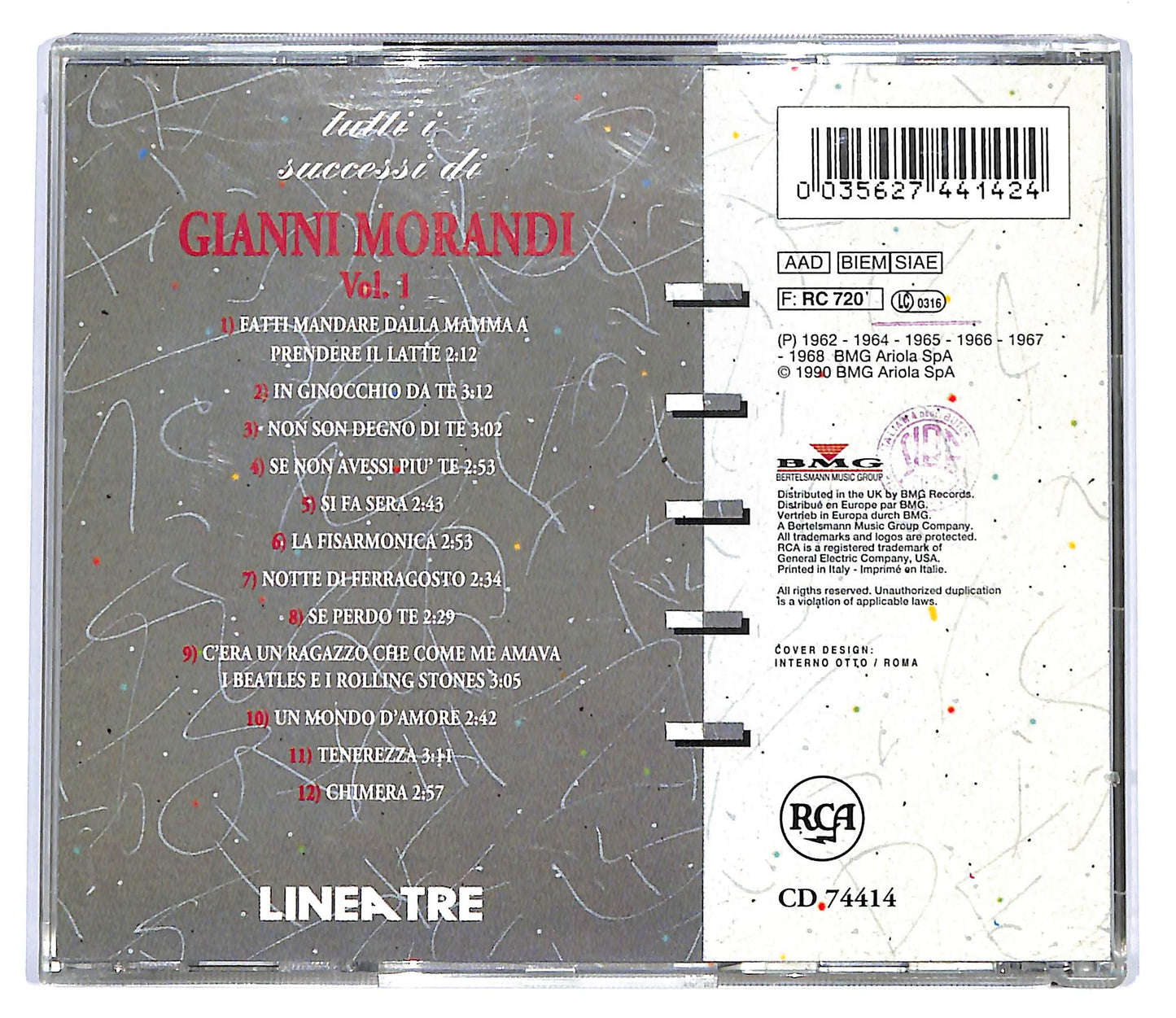 EBOND Gianni Morandi - Tutti I Successi Di Gianni Morandi Vol. 1 CD CD100324