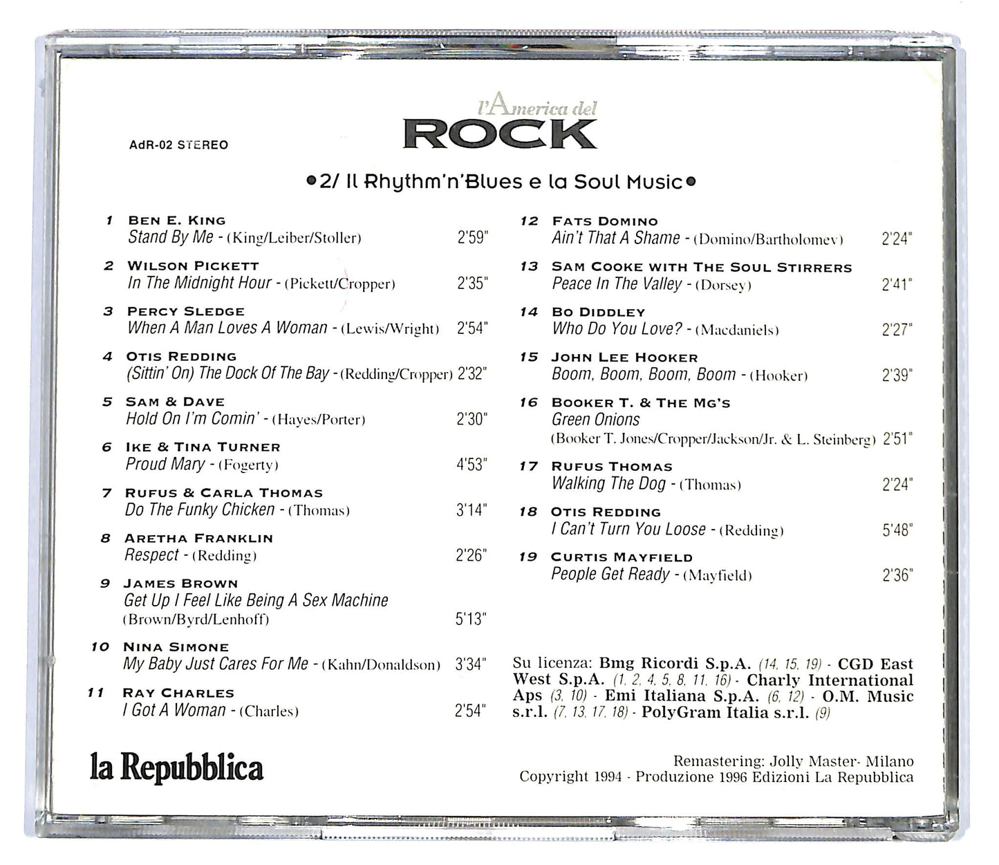 EBOND Il Rhythm 'N' Blues E La Soul Music - L'America Del Rock Vol 2 CD CD100325