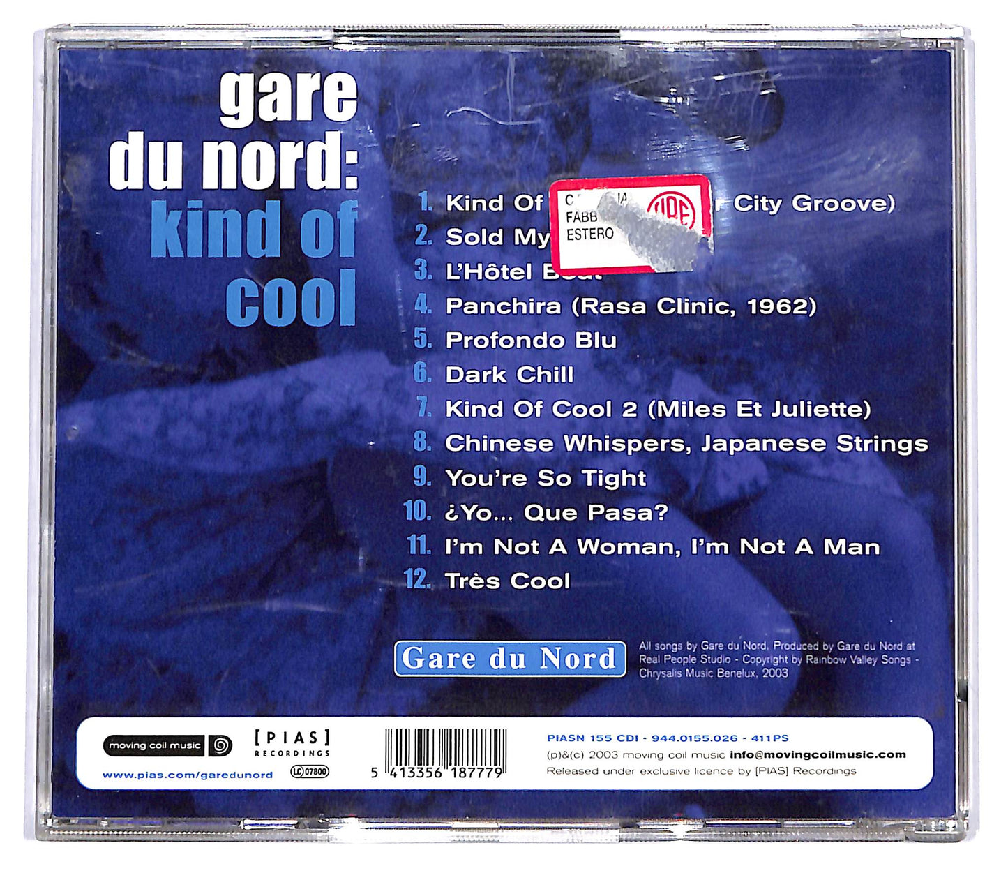 EBOND Gare Du Nord - Kind Of Cool CD CD100354