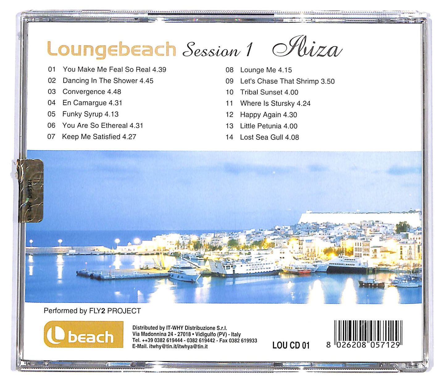 EBOND Fly2 Project - Loungebeach Session 1 Ibiza CD CD100355