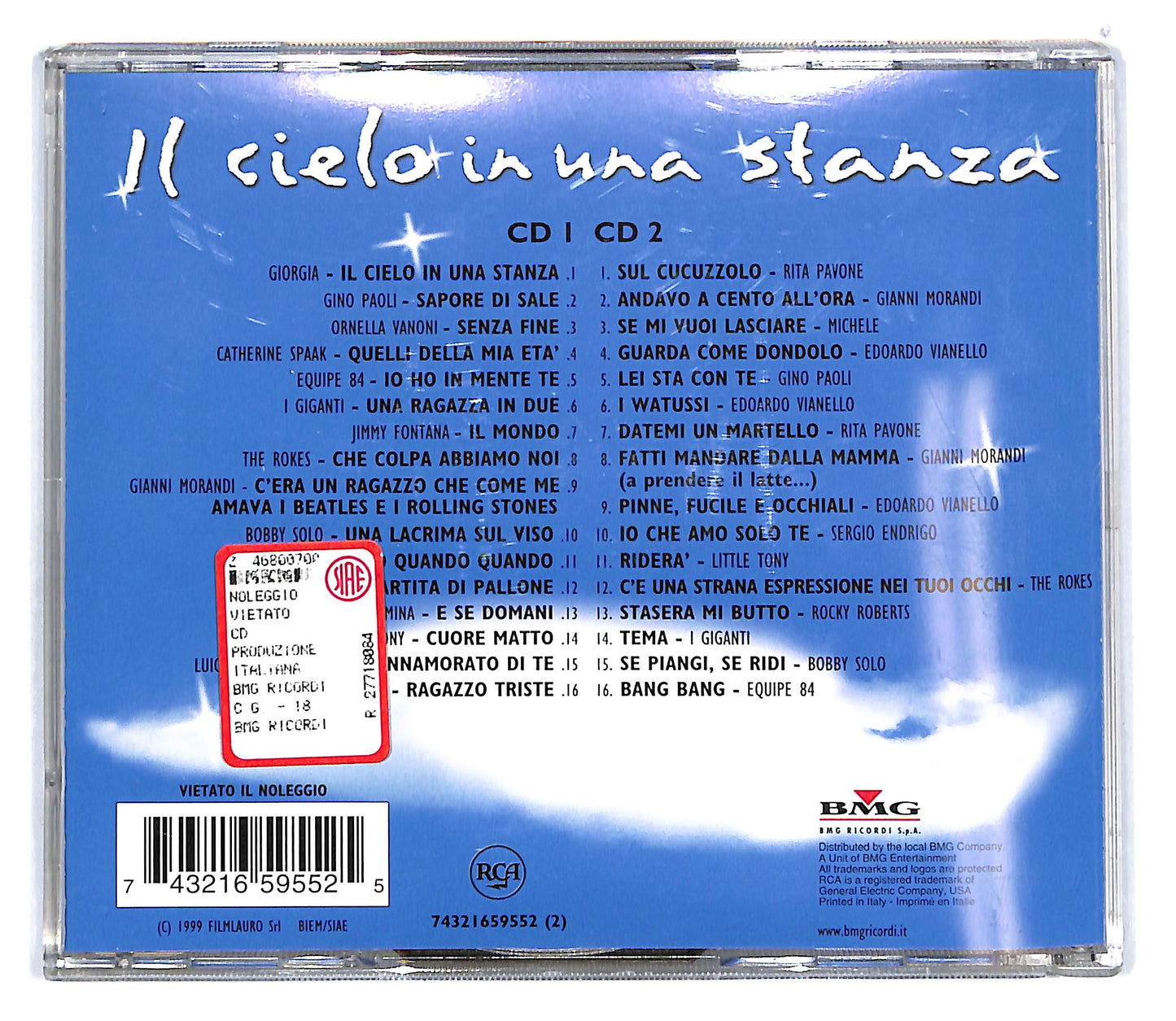 EBOND Various - Il Cielo In Una Stanza ( 2dichi) CD CD100520