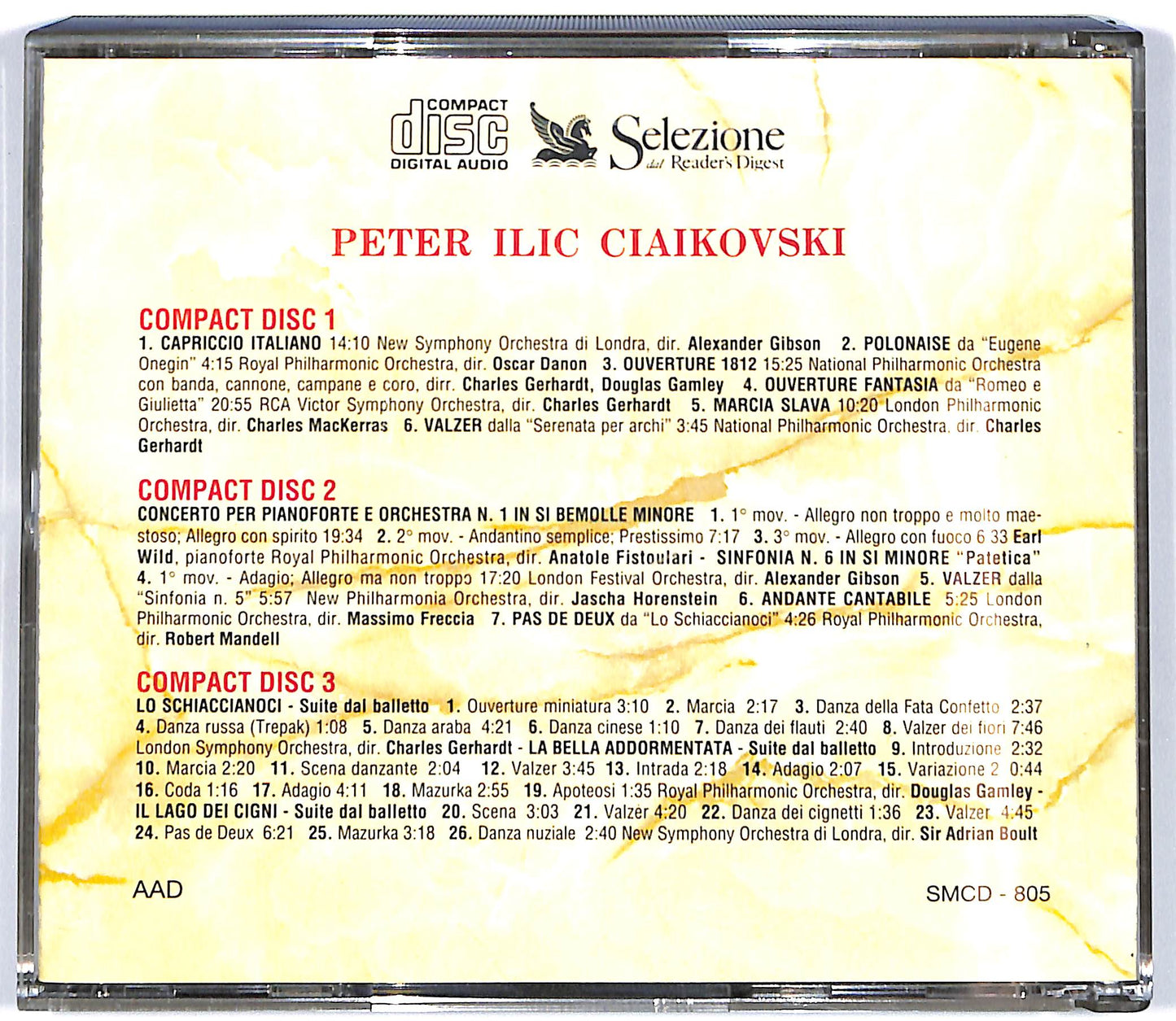 EBOND Peter Ilic Ciaikovski - Tesori della musica (3dischi) CD CD100521