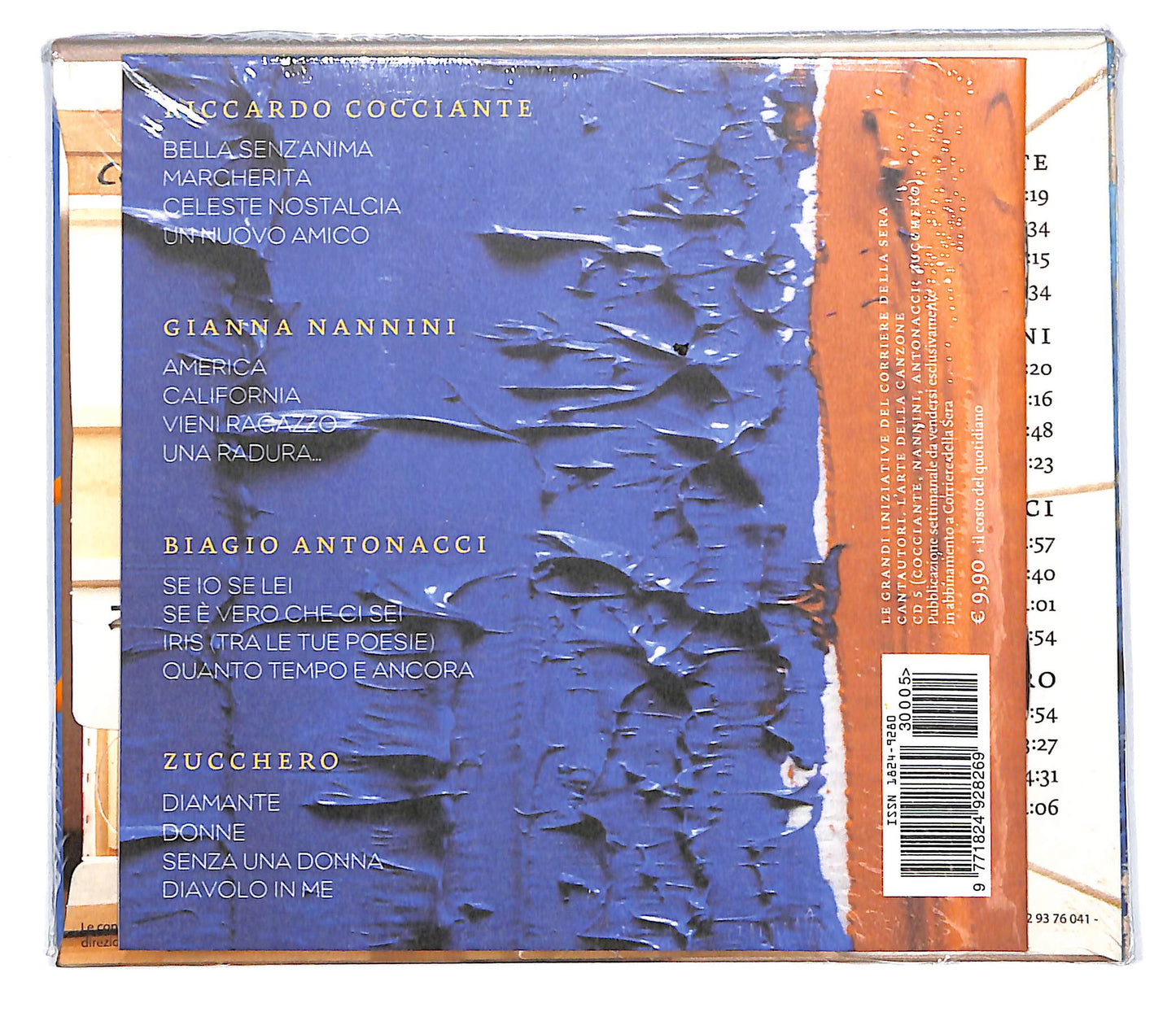 EBOND Cocciante Nannini Antonacci Zucchero - cantautori EDITORIALE CD CD100524