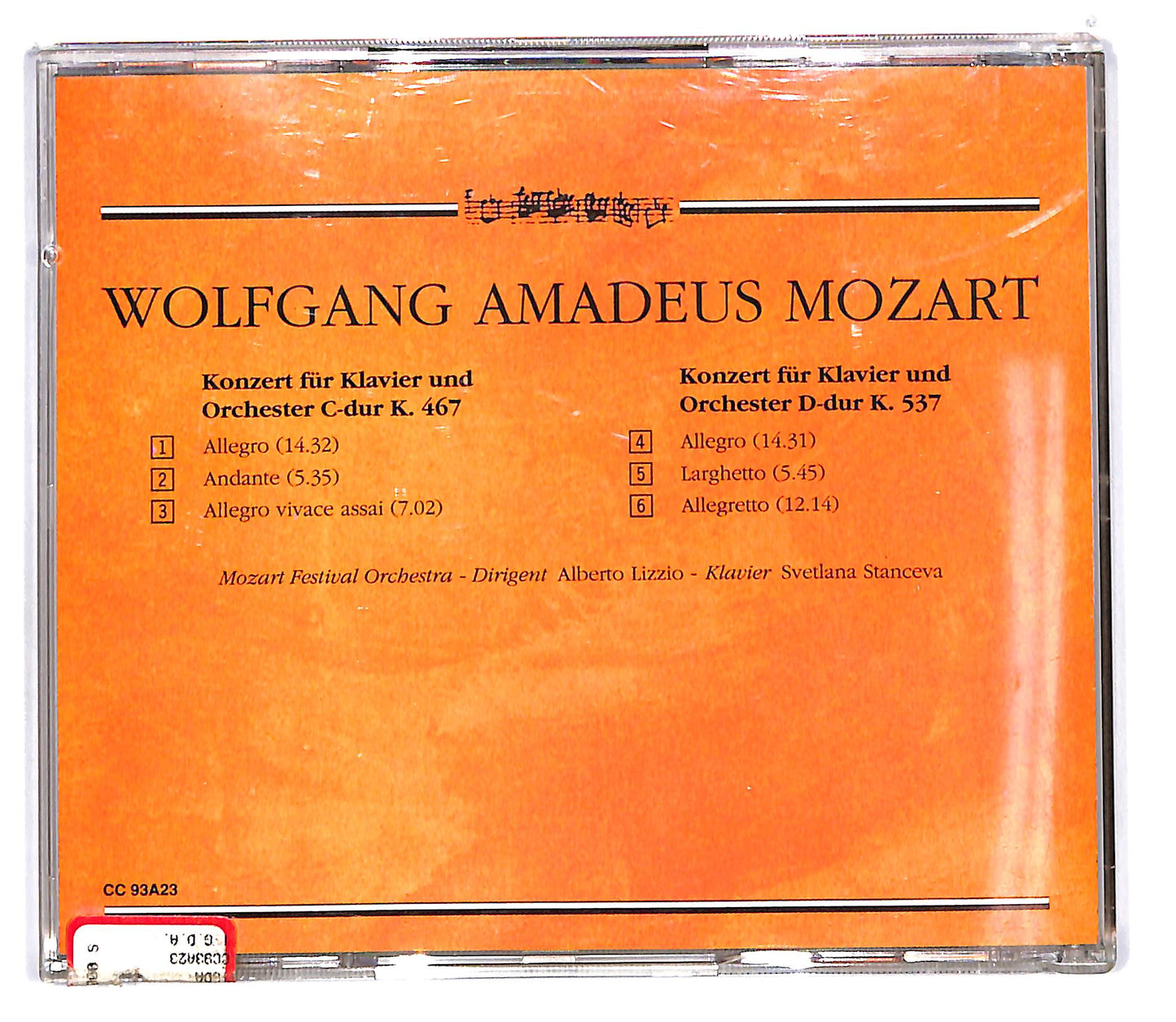 EBOND Mozart - I Capolavori Concerto Per Pianoforte E Orchestra CD CD100543