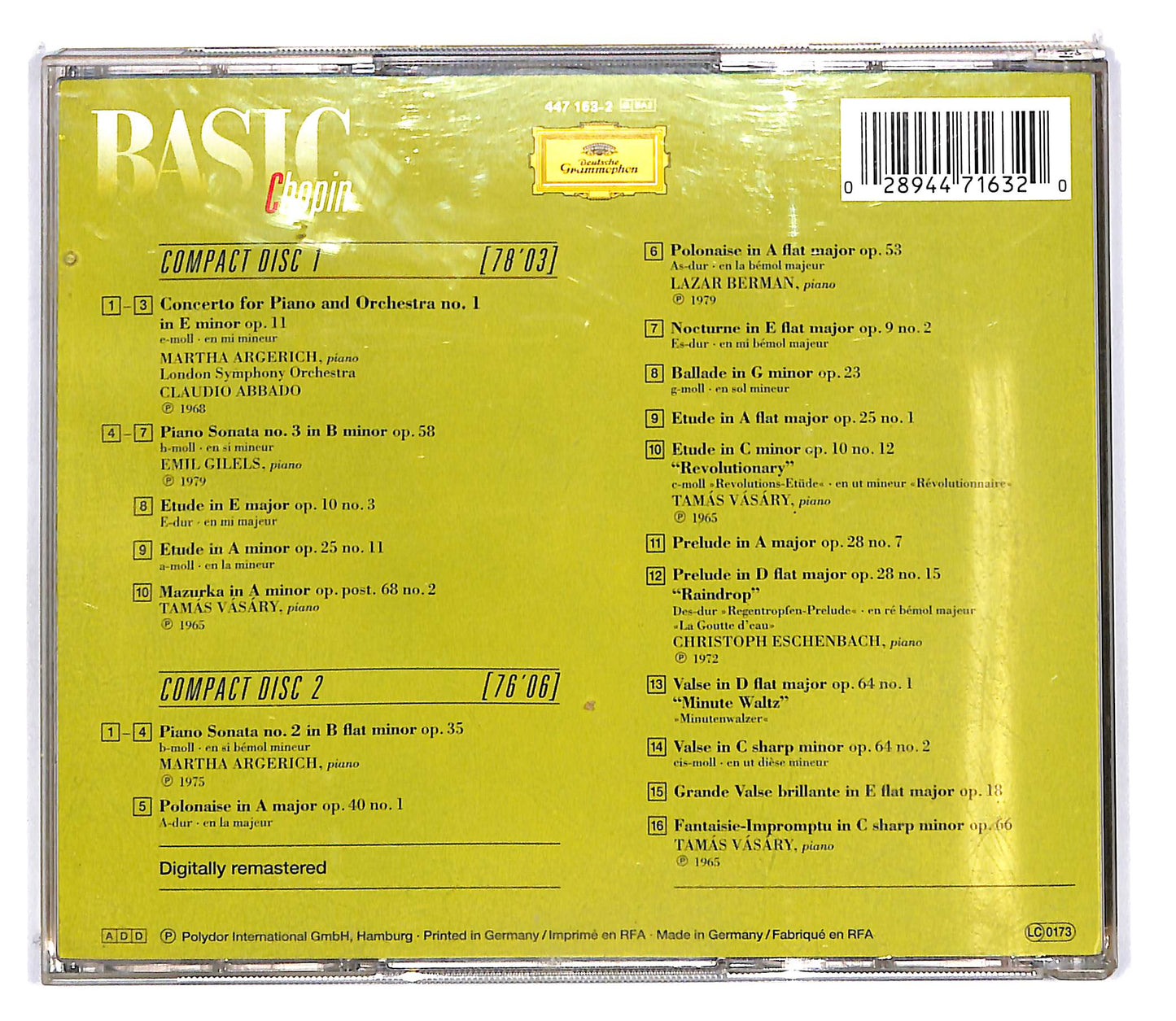 EBOND Various - Basic Chopin ( 2 dischi) CD CD100553