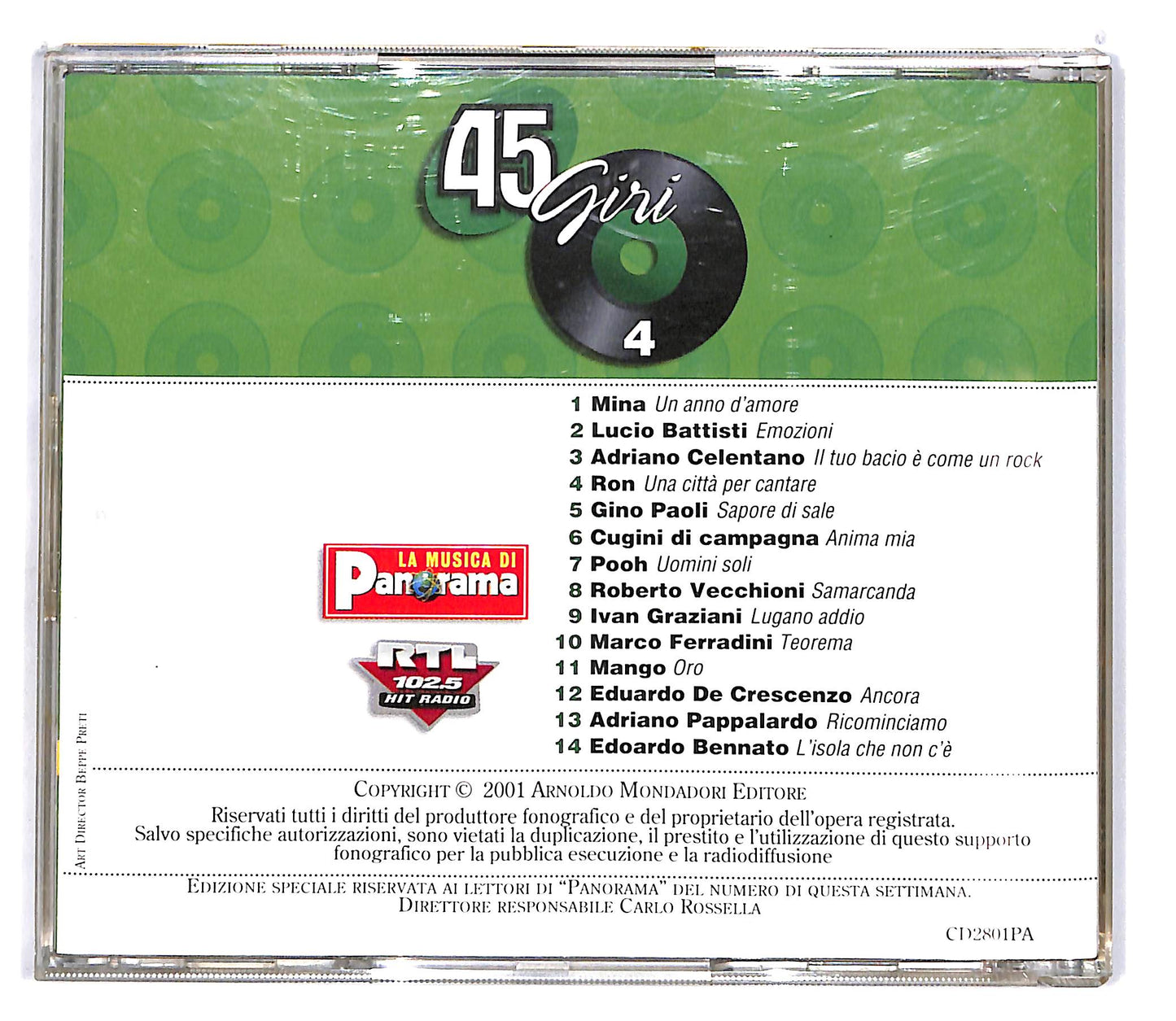 EBOND Various - 45 Giri Hit Parade Italiana Vol. 4 EDITORIALE CD CD100603