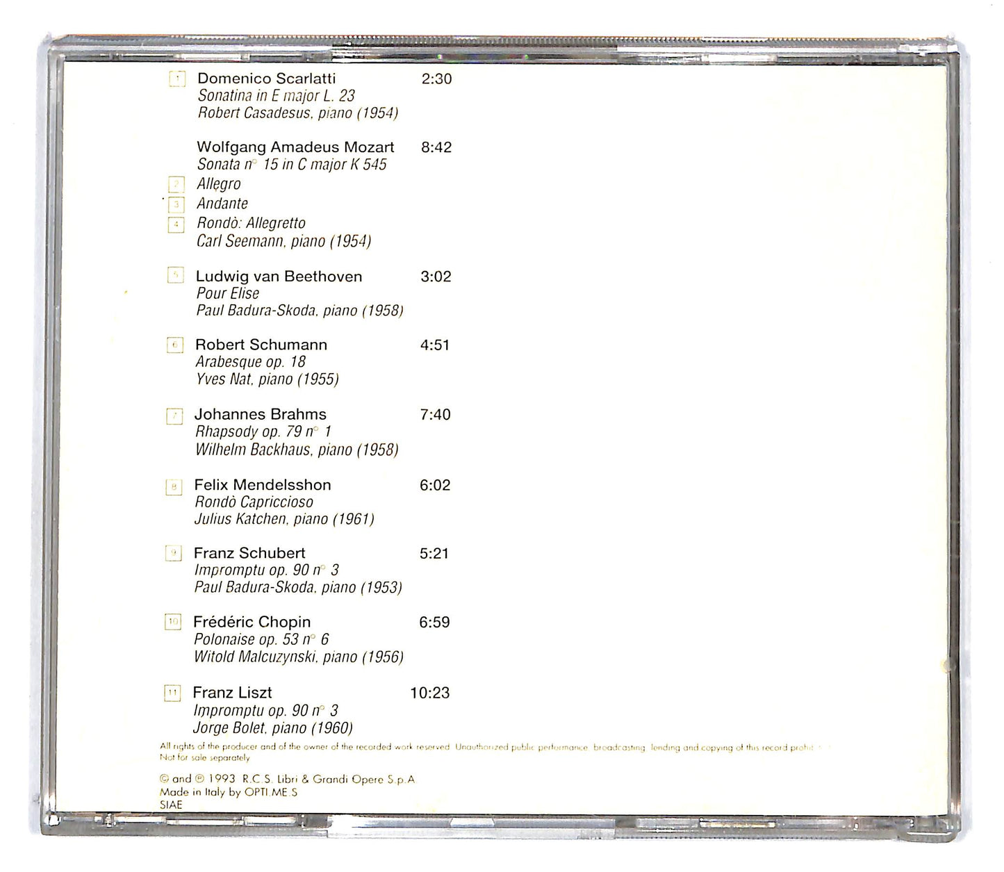 EBOND Various - Pianoforte 1 EDITORIALE CD CD100627
