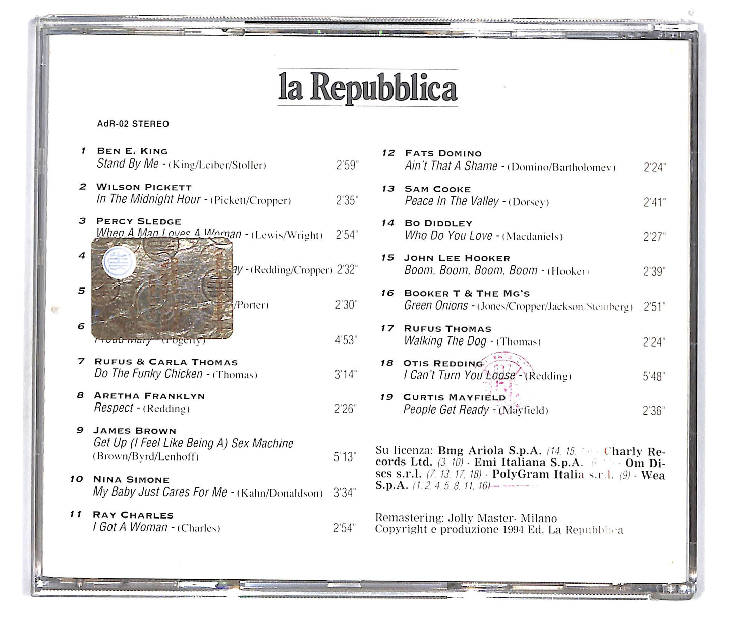 EBOND Various - Il Rhythm 'N' Blues E La Soul Music EDITORIALE CD CD100654