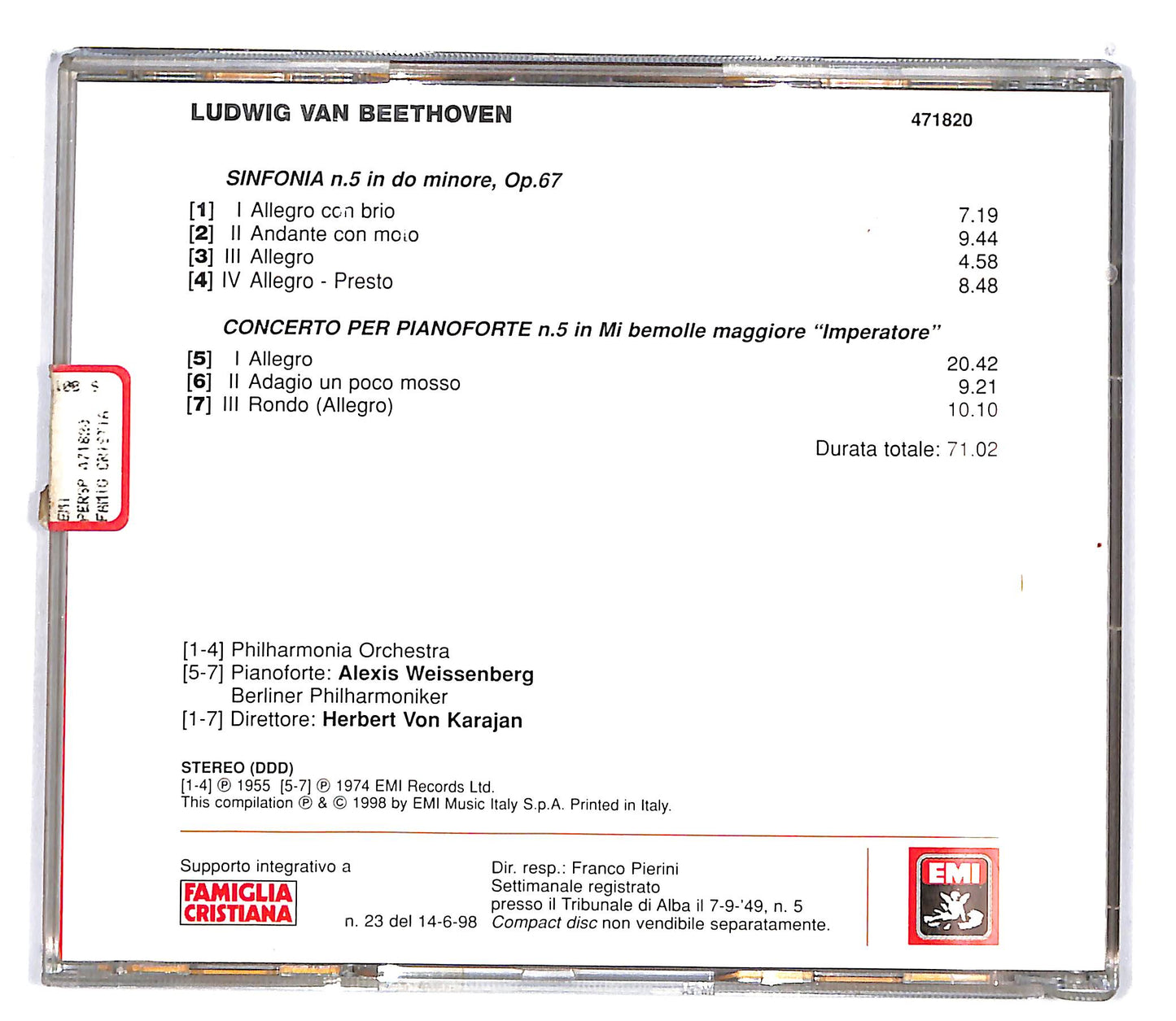 EBOND I Grandi Compositori - Ludwig van Beethoven EDITORIALE CD CD100725