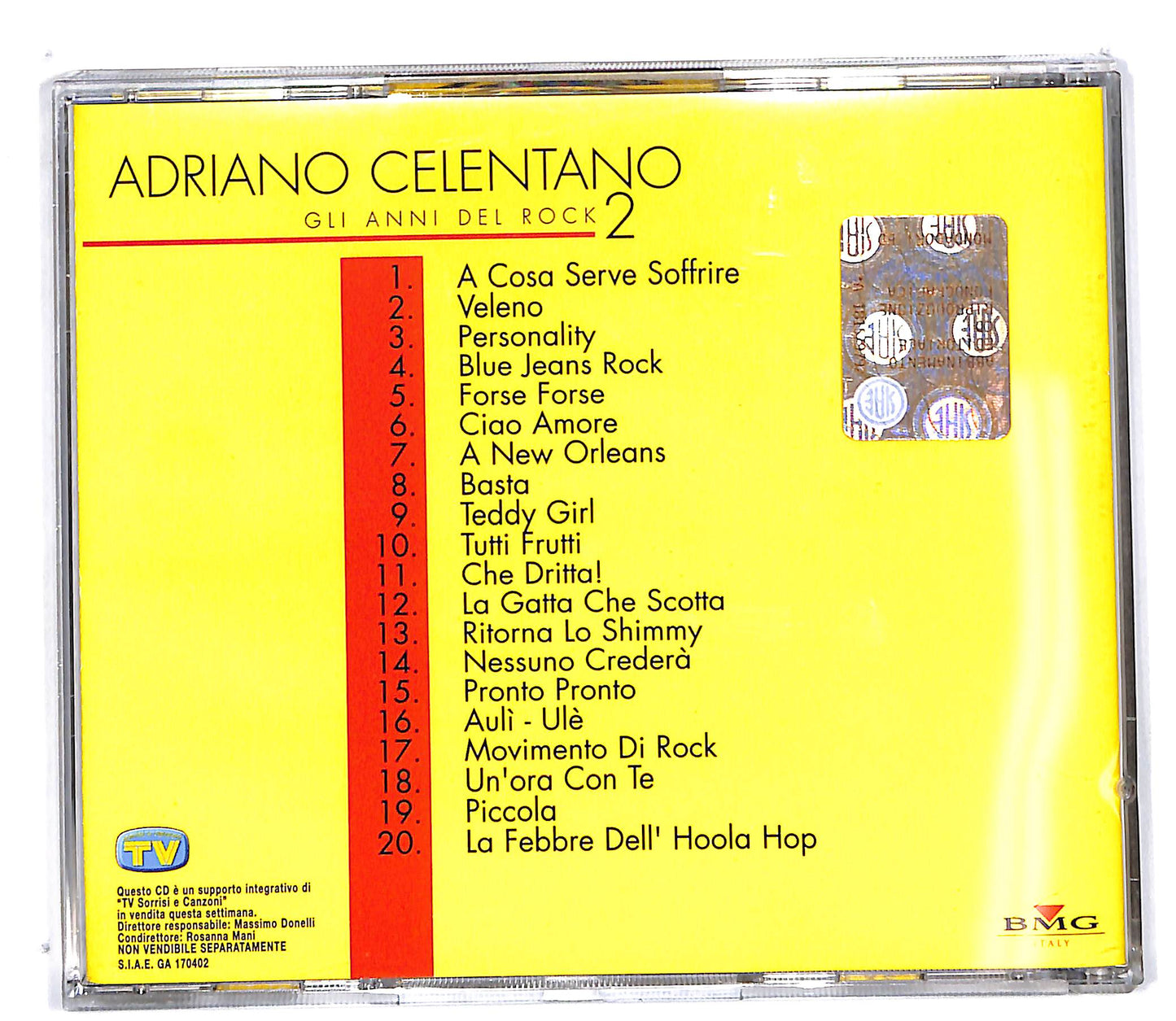 EBOND Adriano Celentano - Gli Anni Del Rock 2 EDITORIALE CD CD100727