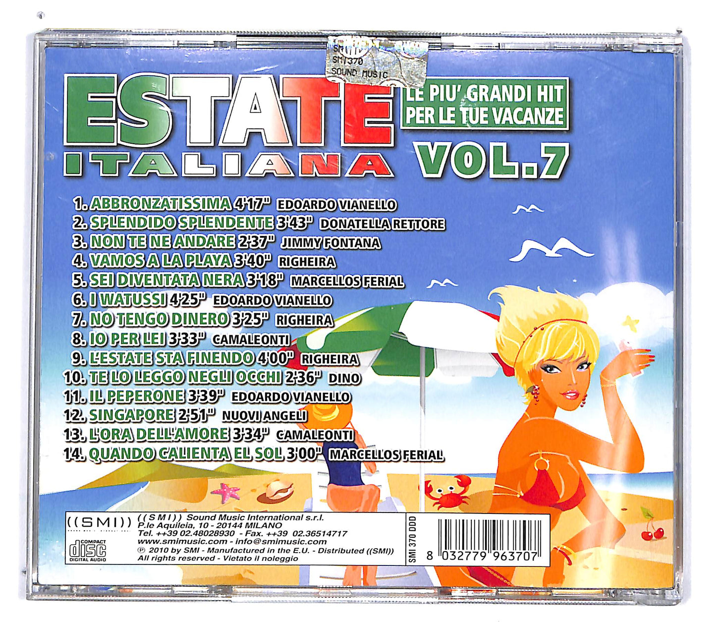 EBOND Various - Estate Italiana vol.7 CD CD100816