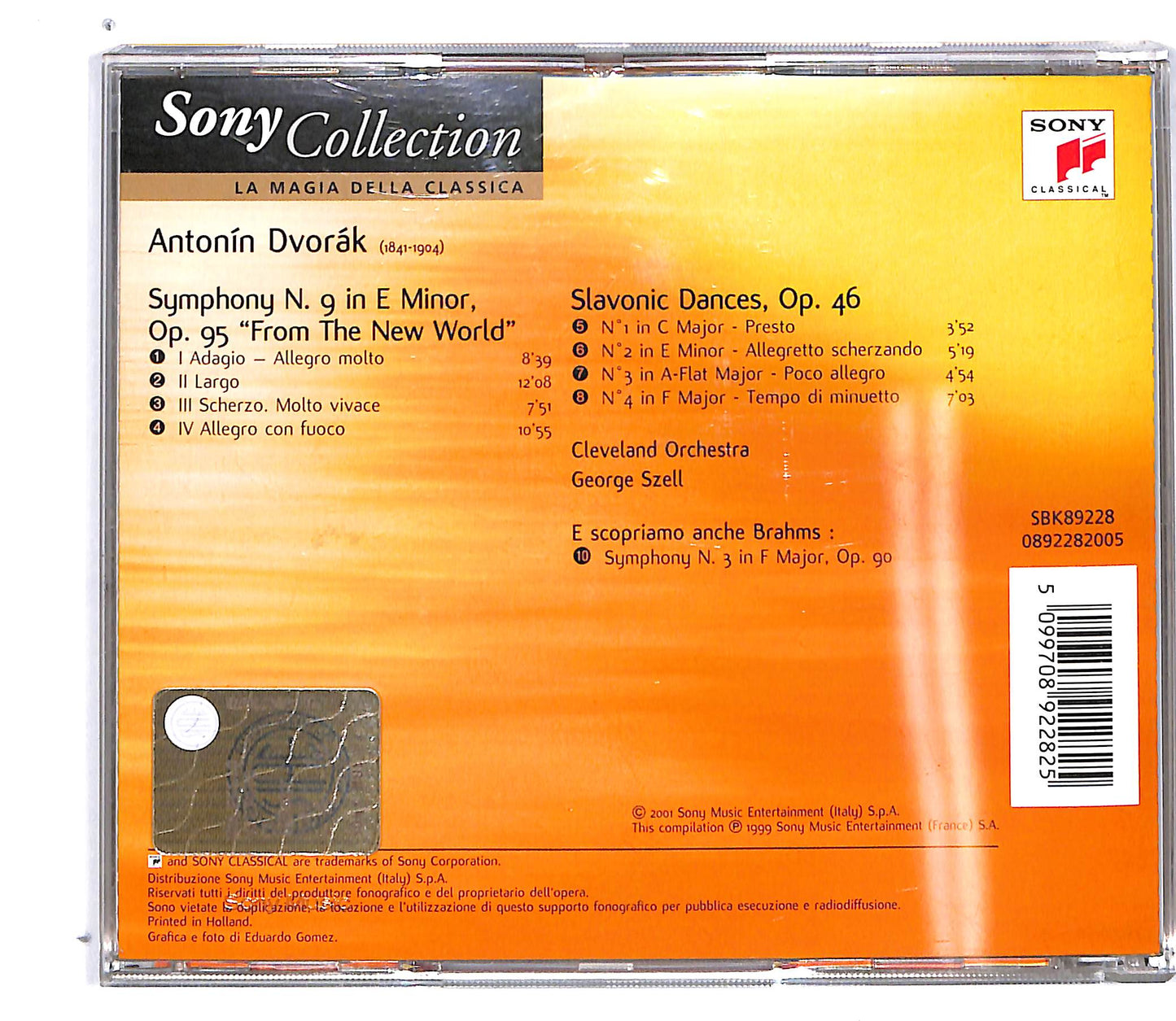 EBOND Dvorak - Sinfonia n.9 - Danze Slave EDITORIALE CD CD100822