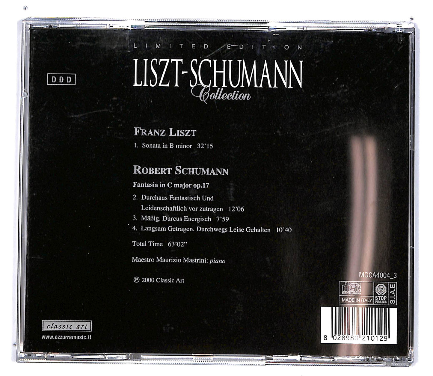 EBOND Liszt - Schiumann Collection CD CD100824