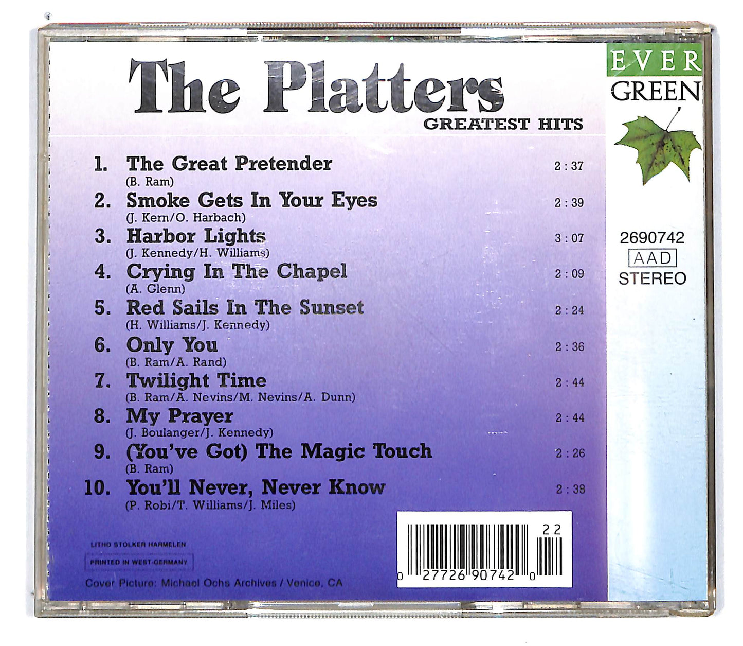 EBOND The Platters - Greatest Hits CD CD101006