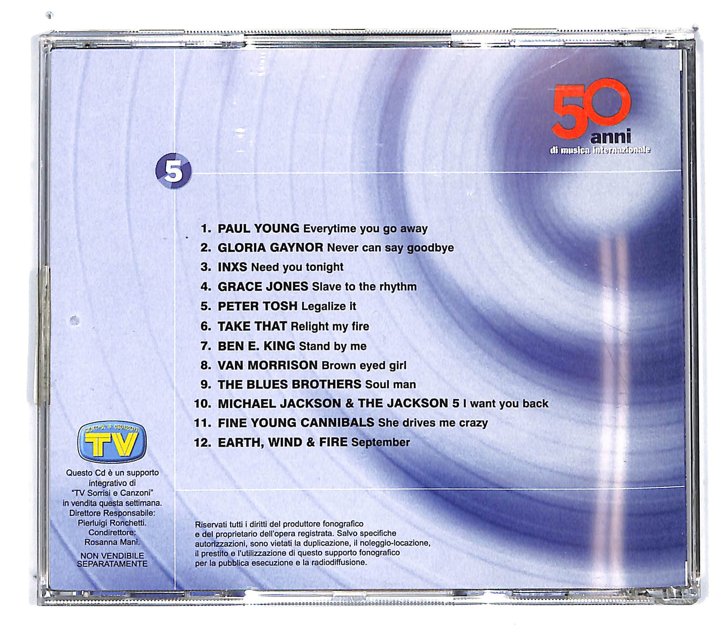 EBOND Various - 50 Anni Di Musica Internazionale vol.5 EDITORIALE CD CD101010
