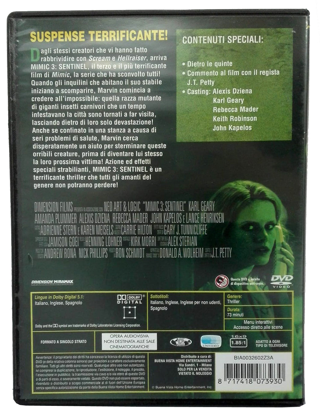EBOND Mimic 3 - Sentinell DVD D033034