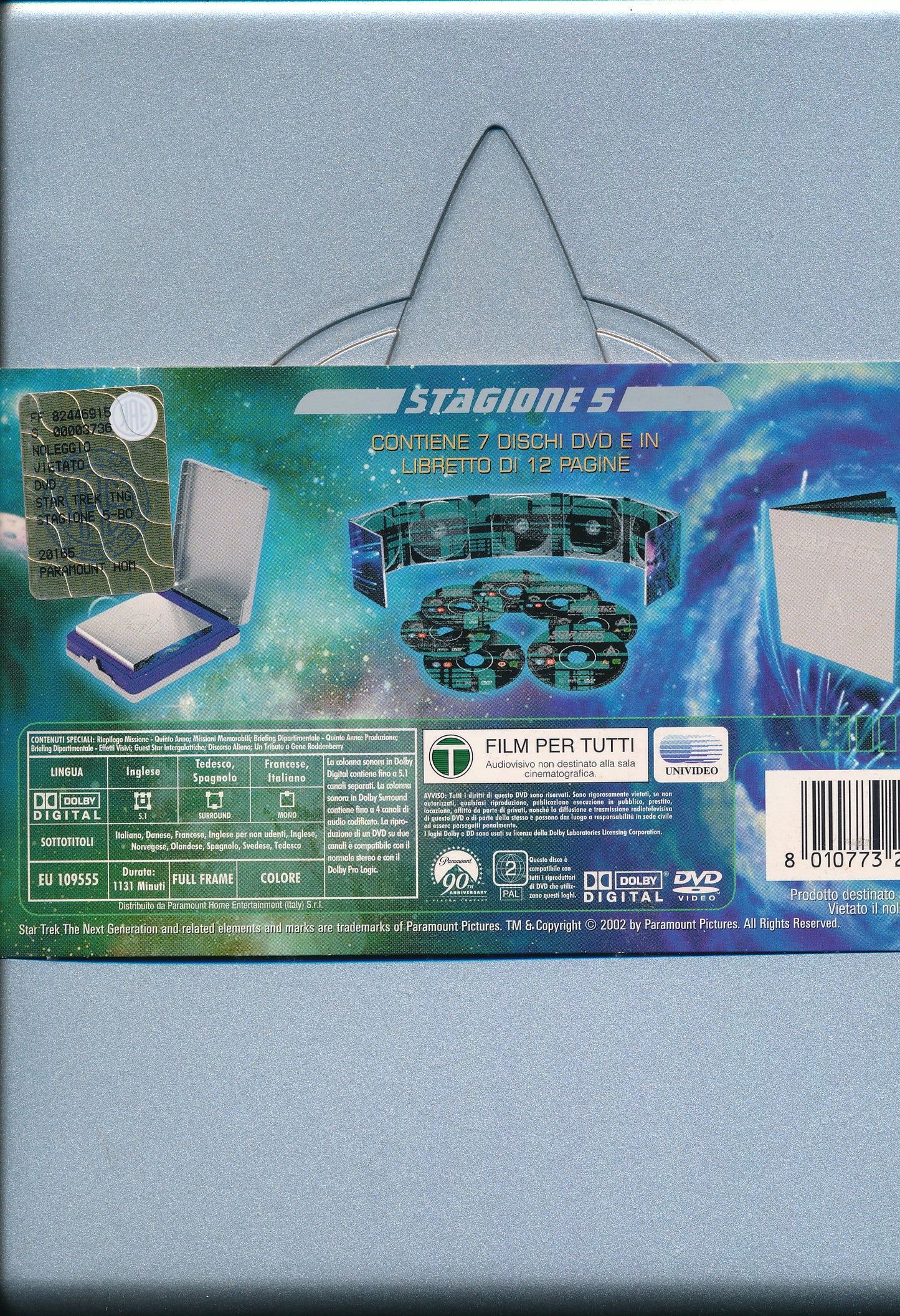 EBOND Star Trek - The next generation Season 05 DVD D045104