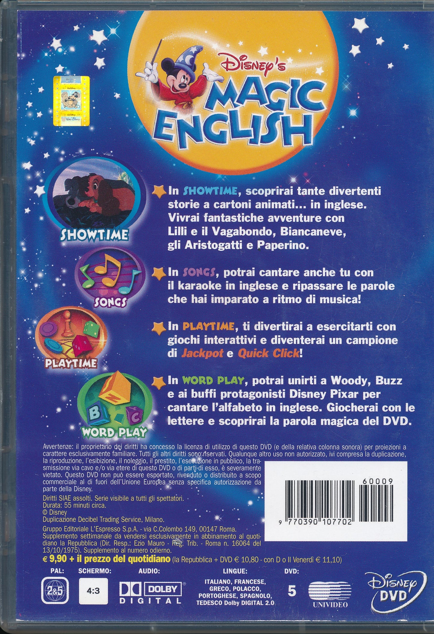 EBOND Disney Magic English vol. 9 - Night and day DVD D047098