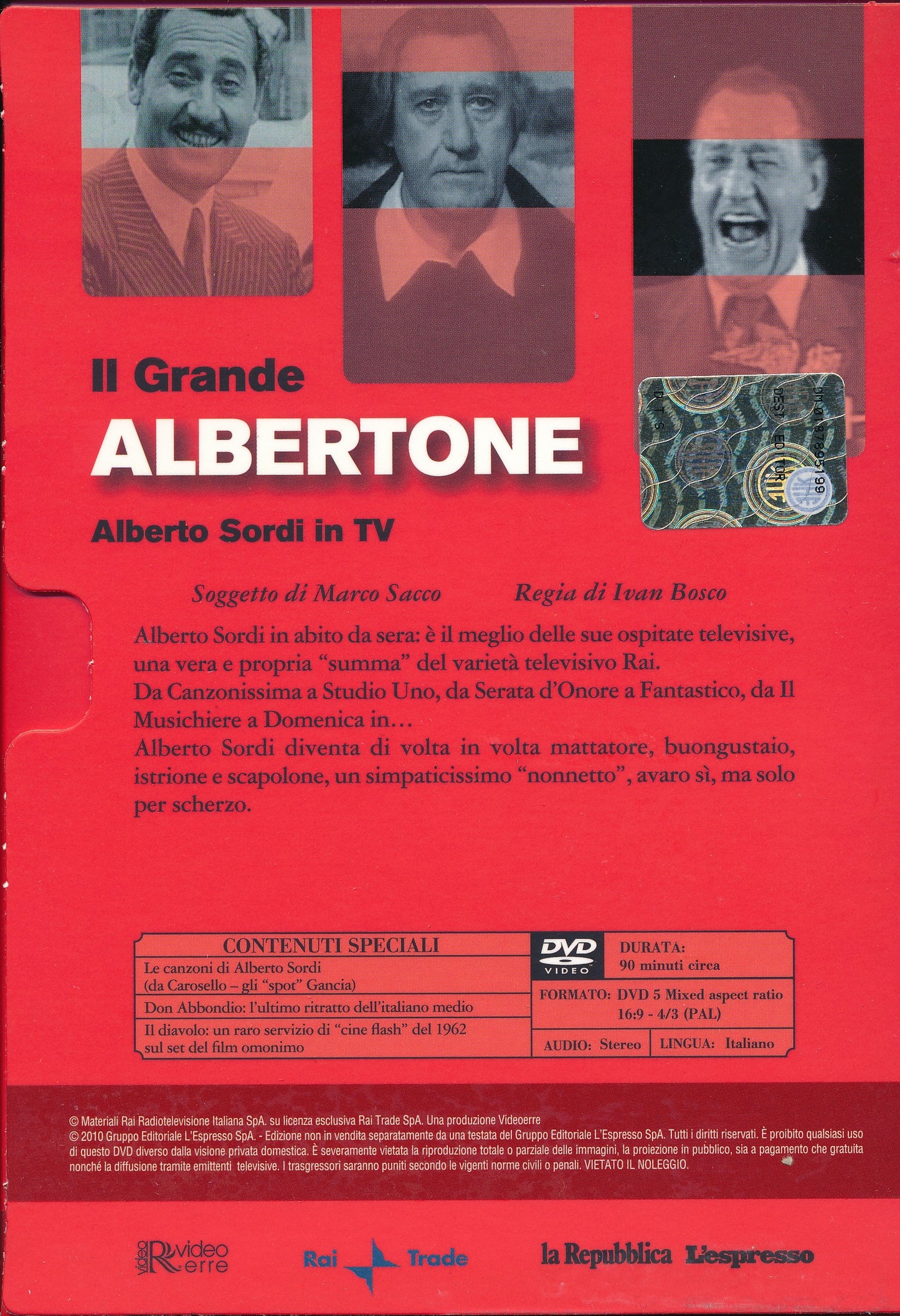 EBOND L'ospite d'onore - Il Grande Albertone Vol. 3 - Alberto Sordi in TV DVD D048170