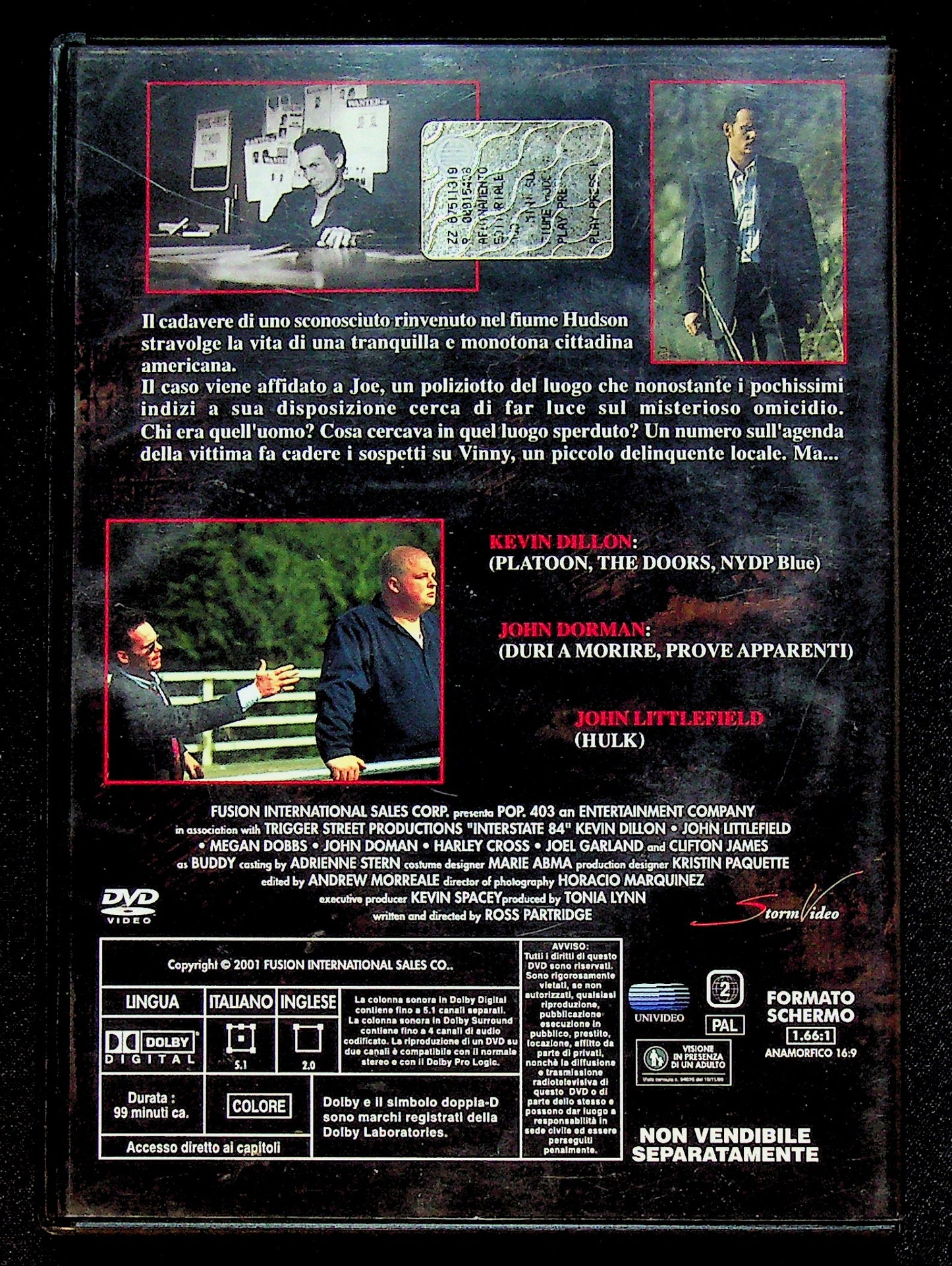 EBOND Crimini sul fiume Hudson DVD D080001
